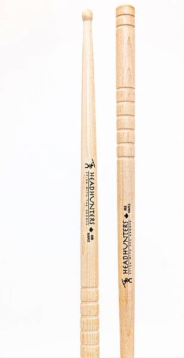 HeadHunters Maple Grooves BBB Drum Sticks (MG BBB) DRUM STICKS Headhunters