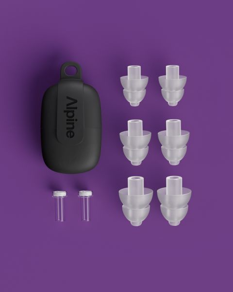 Hearing Protection PartyPlug Pro Earplugs, Transparent (PARTYPLUGPRO-CLRV2) NEW DRUM ACCESSORIES Alpine Hearing Protection