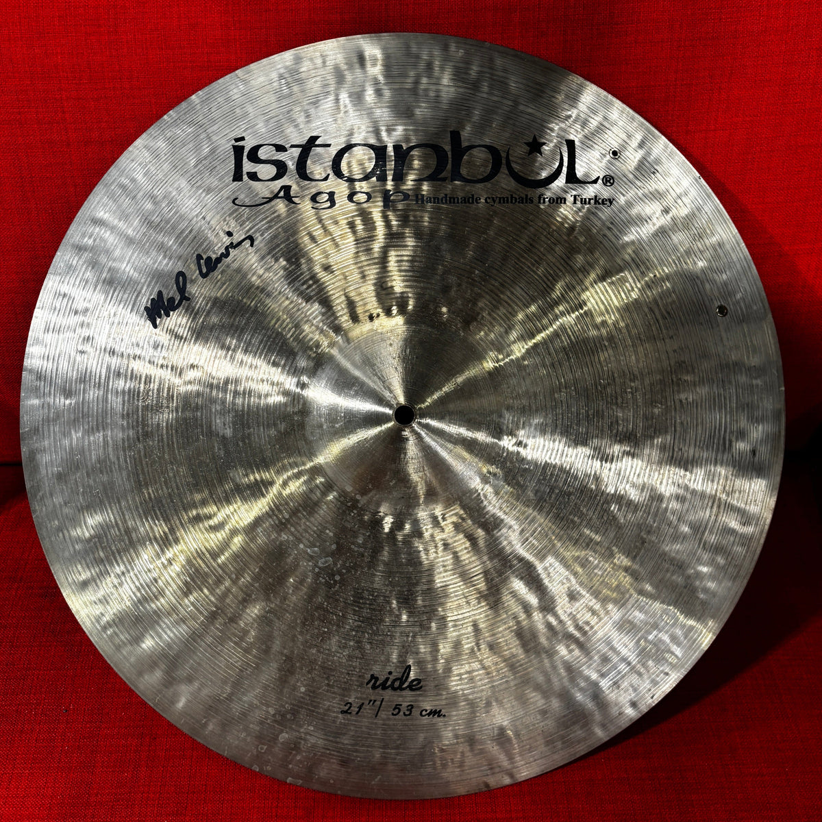 Istanbul Agop 21" Mel Lewis Signature Ride Cymbal – Used CONSIGNMENT CYMBALS Istanbul