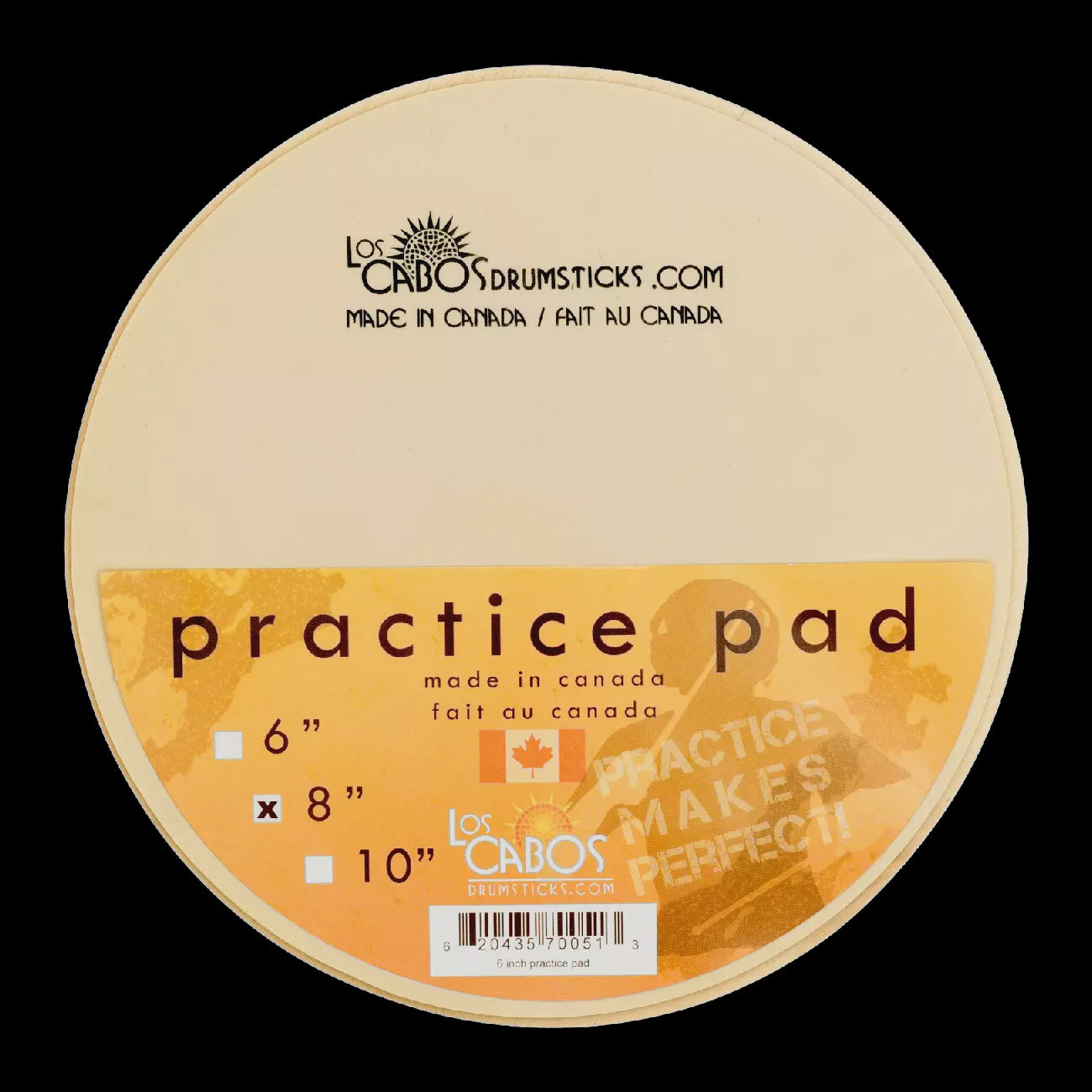 Los Cabos 8" Practice Pad (LCDPP8)