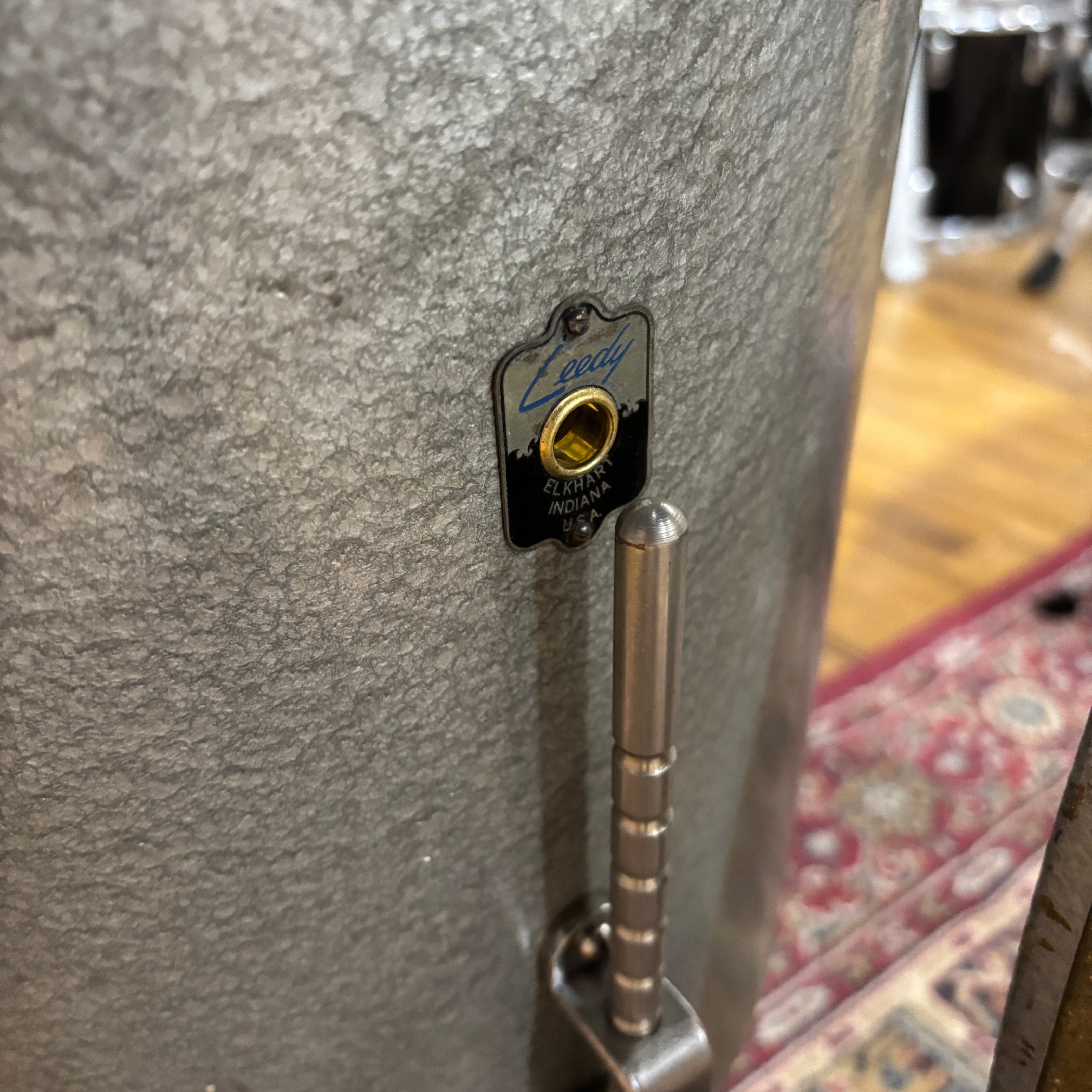 Leedy Combo Kit with Conga Tom in Antique Silver 1948 CONSIGNMENT DRUM KIT Leedy