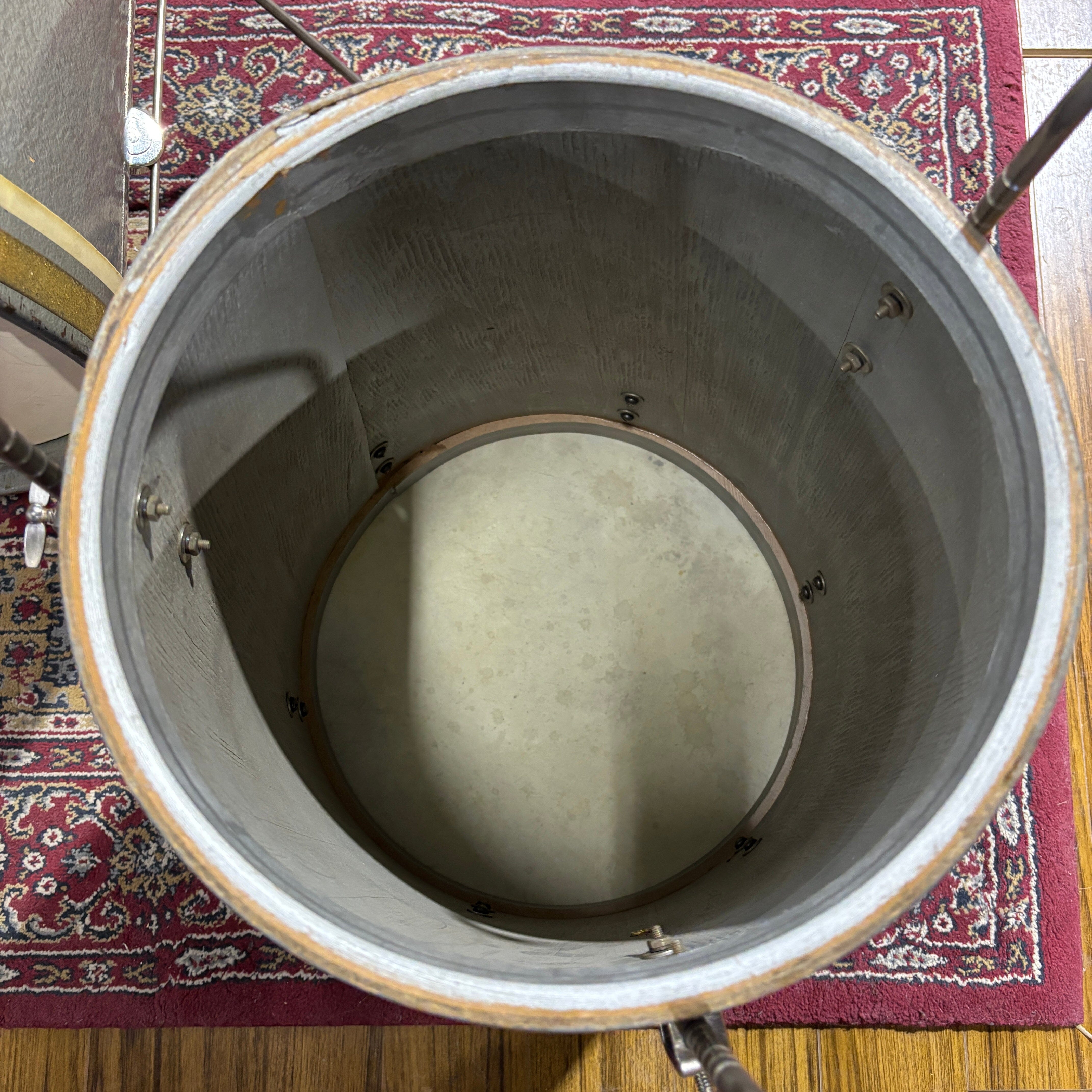 Leedy Combo Kit with Conga Tom in Antique Silver 1948 CONSIGNMENT DRUM KIT Leedy