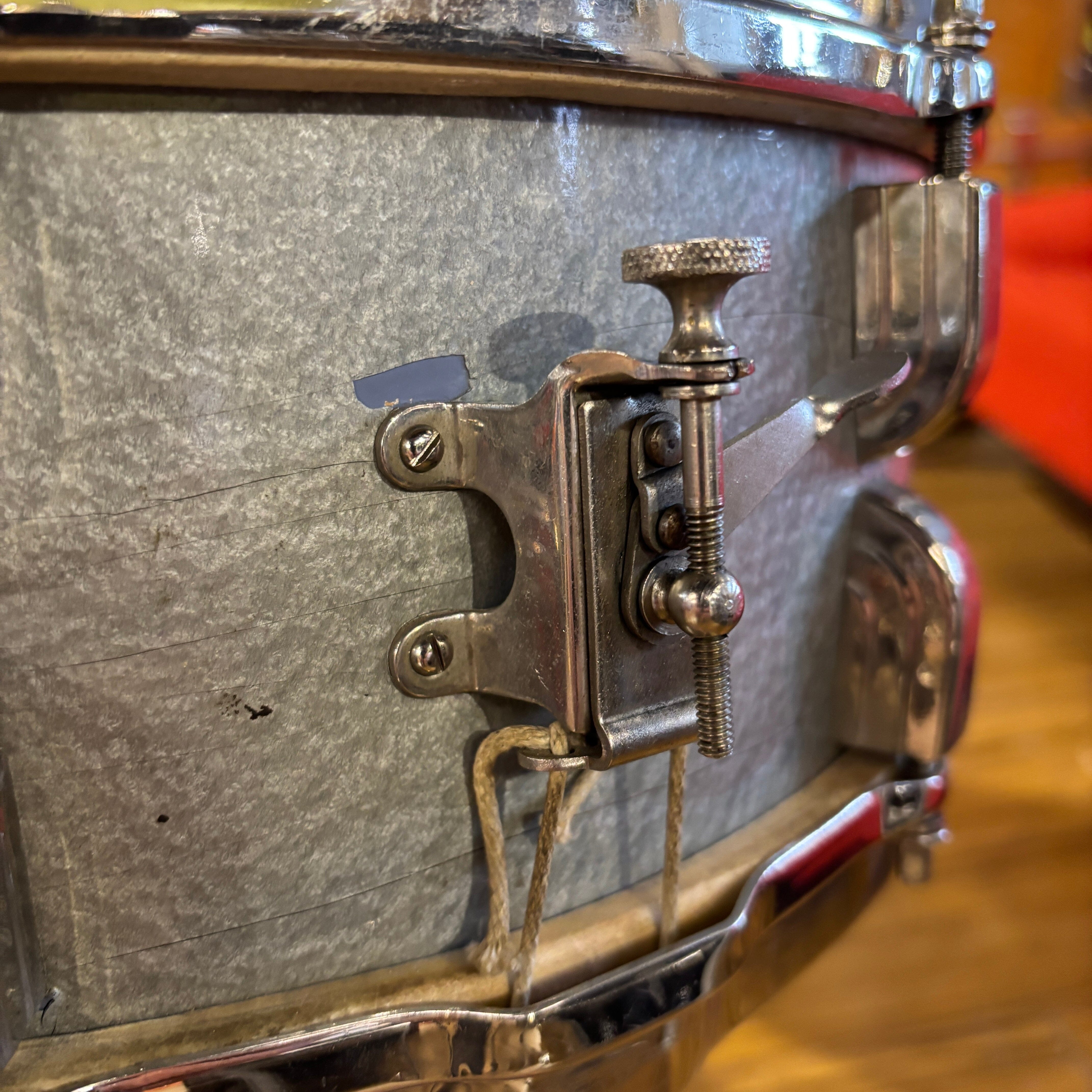 Leedy Combo Kit with Conga Tom in Antique Silver 1948 CONSIGNMENT DRUM KIT Leedy