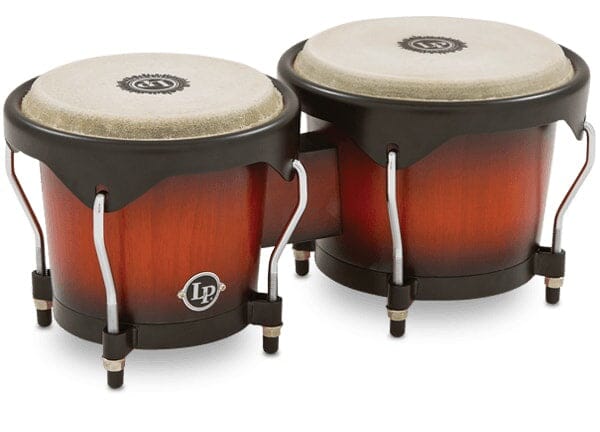 LP 6" & 7" City Series Wood Bongos, Vintage Sunburst (LP601NY-VSB) NEW HAND DRUMS LP