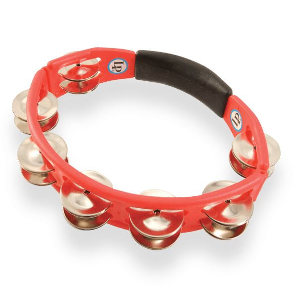 LP Cyclops Handheld Tambourine, Red w/Steel Jingles (LP151)