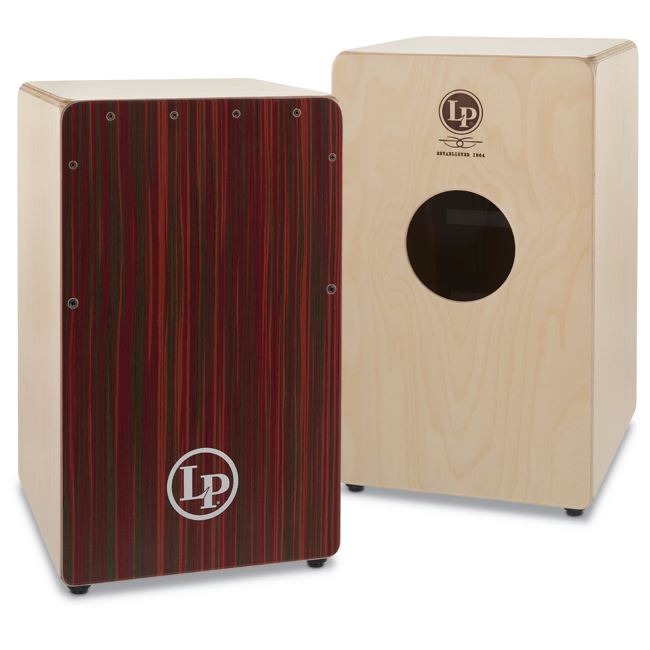 LP Woodshop Cajon, Birch, Red Blur (LP1491RB) Hand Drums LP