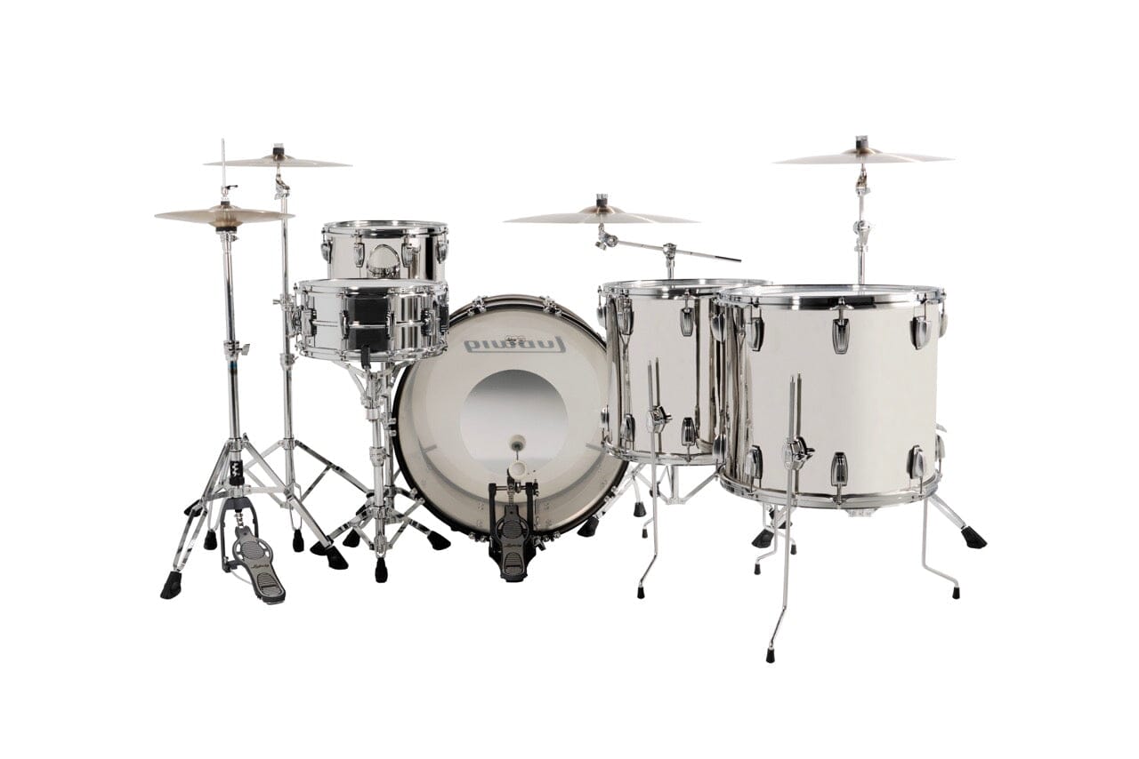 Ludwig 50th Anniversary Limited Stainless Steel 4-piece Shell Pack (L8264LXSSWC) NEW DRUM KIT LUDWIG