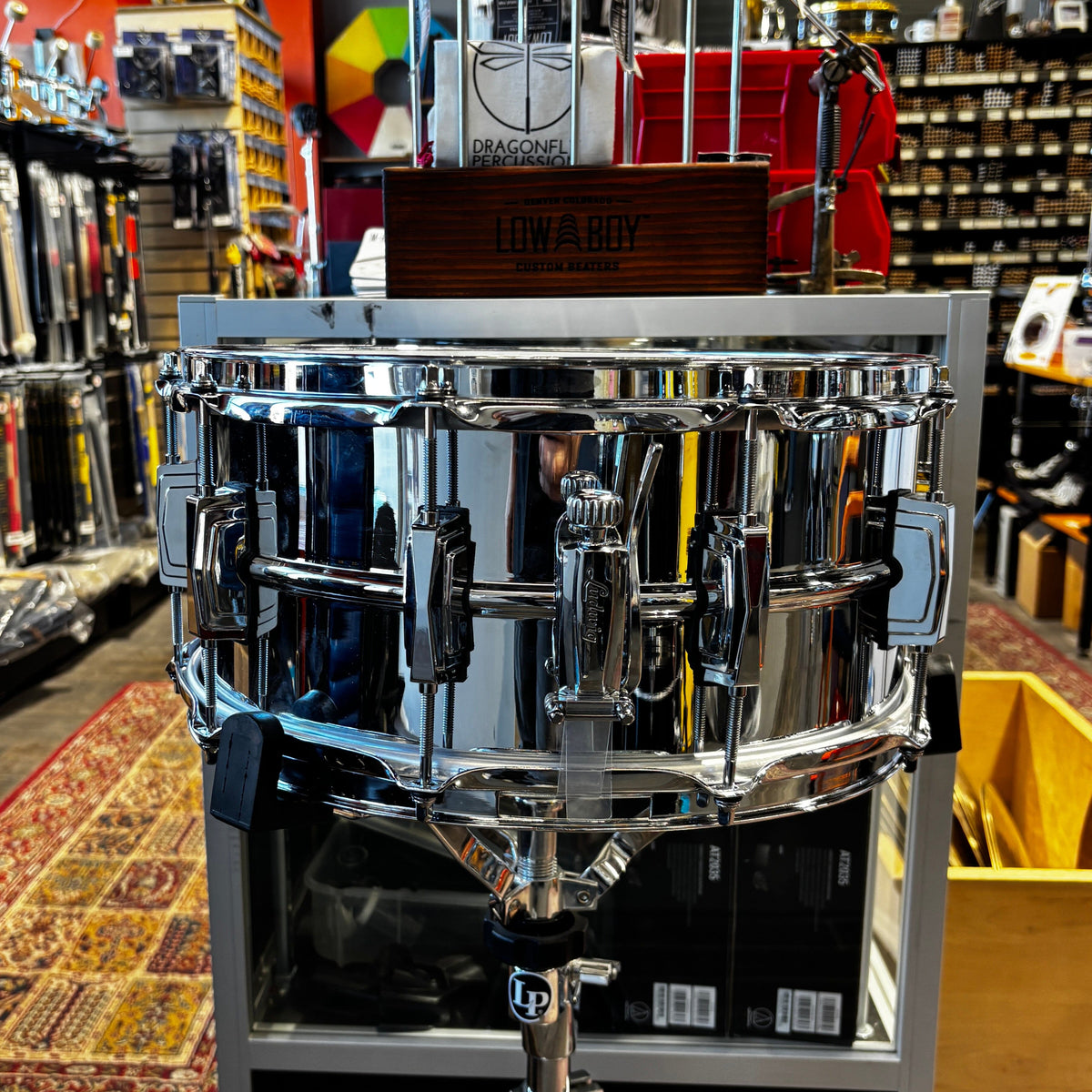 Ludwig 6.5 x 14" Chrome Over Brass Snare Drum (LB402B) NEW SNARE DRUMS LUDWIG