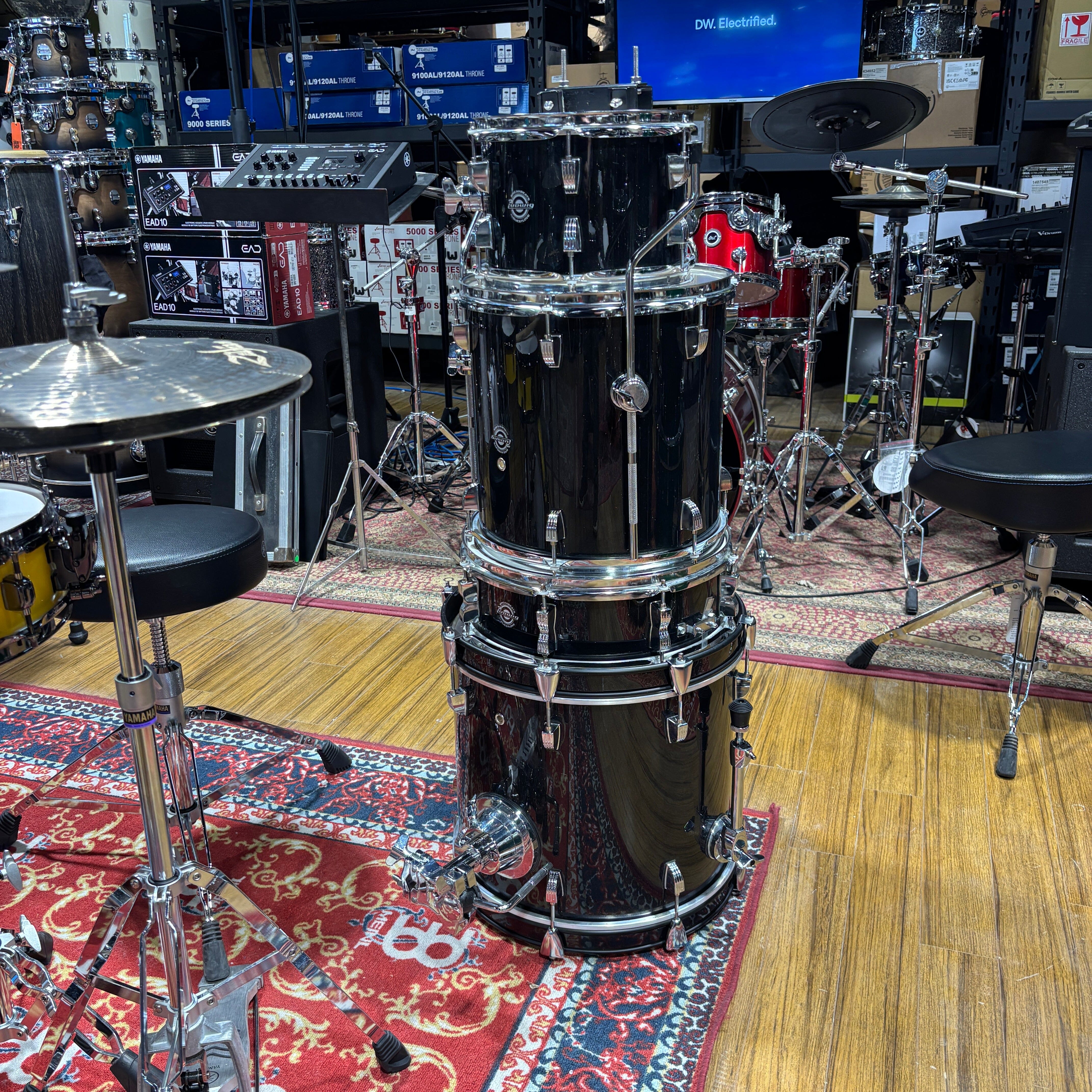 Ludwig BreakBeats Kit Black Sparkle CONSIGNMENT DRUM KIT LUDWIG