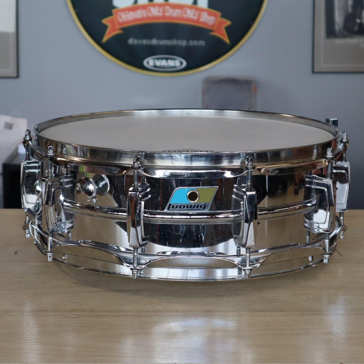 LUDWIG COB 70S SNARE 14" x 5" CONSIGNMENT DRUM KIT LUDWIG