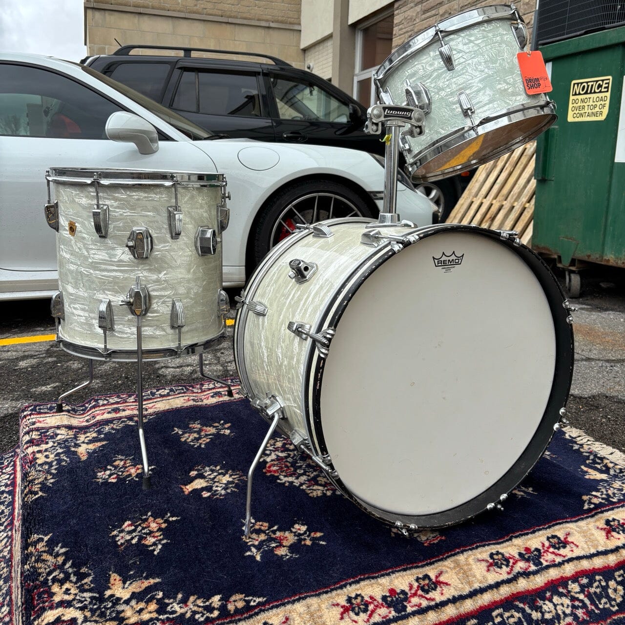 Ludwig Down Beat 3pc Kit WMP CONSIGNMENT DRUM KIT LUDWIG