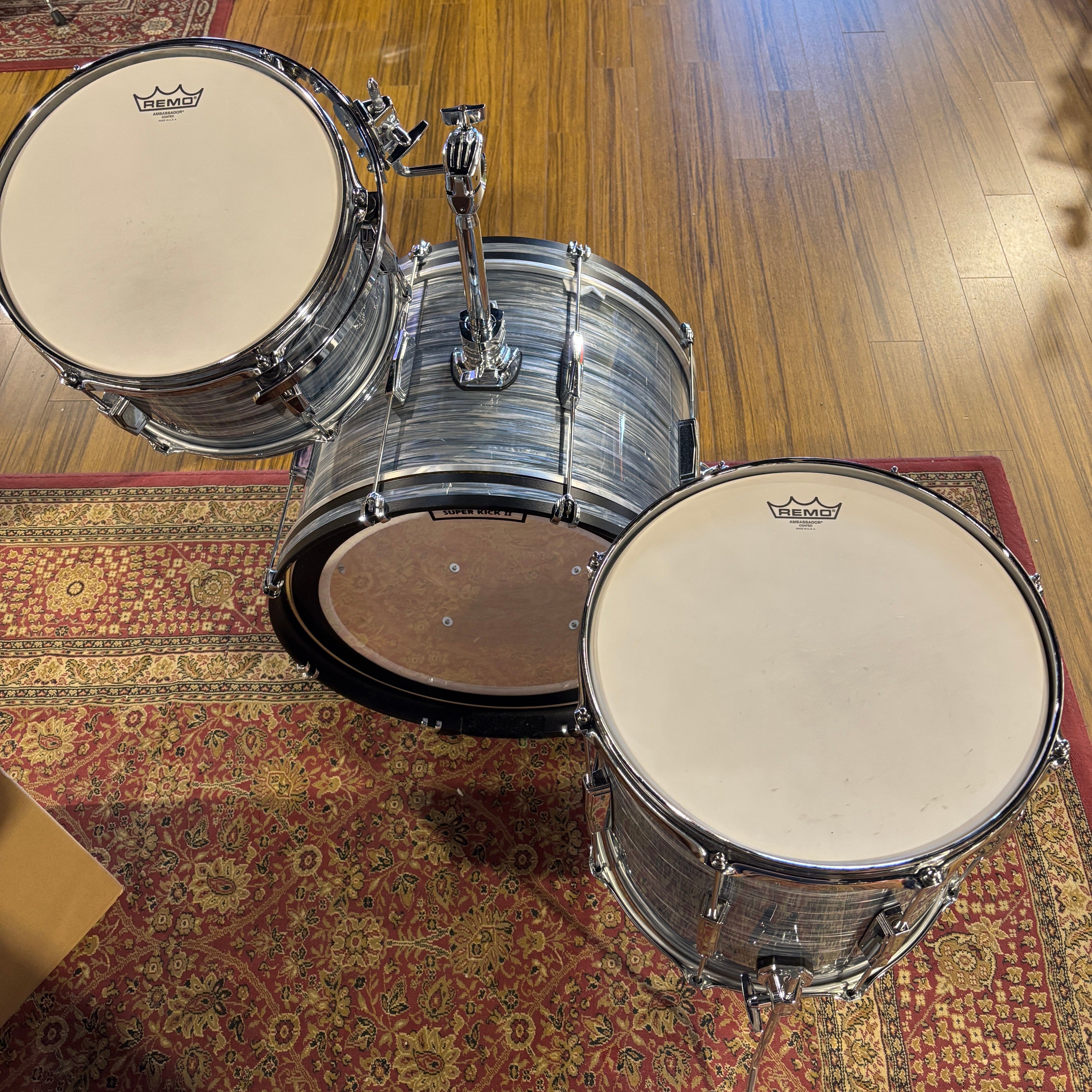 Ludwig Down Beat Club Date Series Blue Oyster USED DRUM KIT LUDWIG