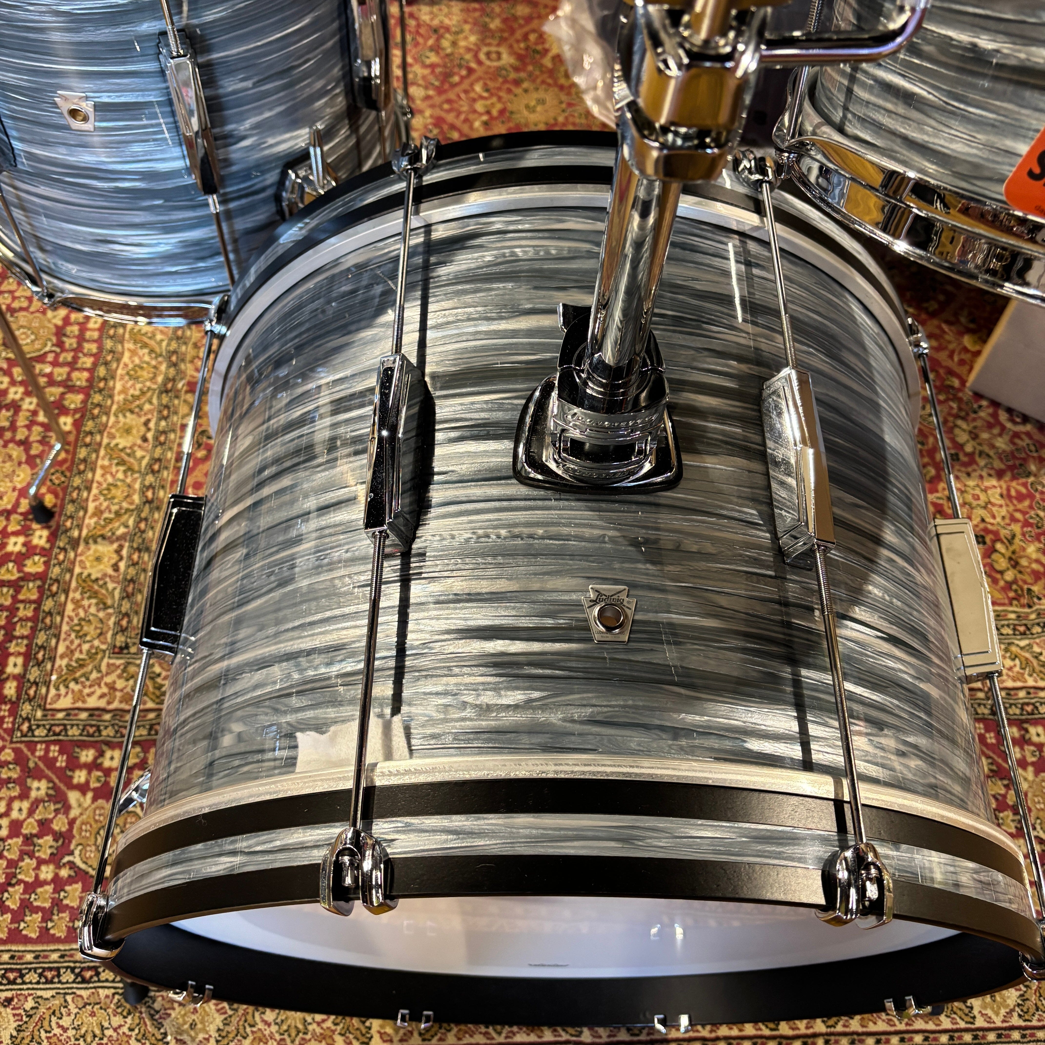 Ludwig Down Beat Club Date Series Blue Oyster USED DRUM KIT LUDWIG