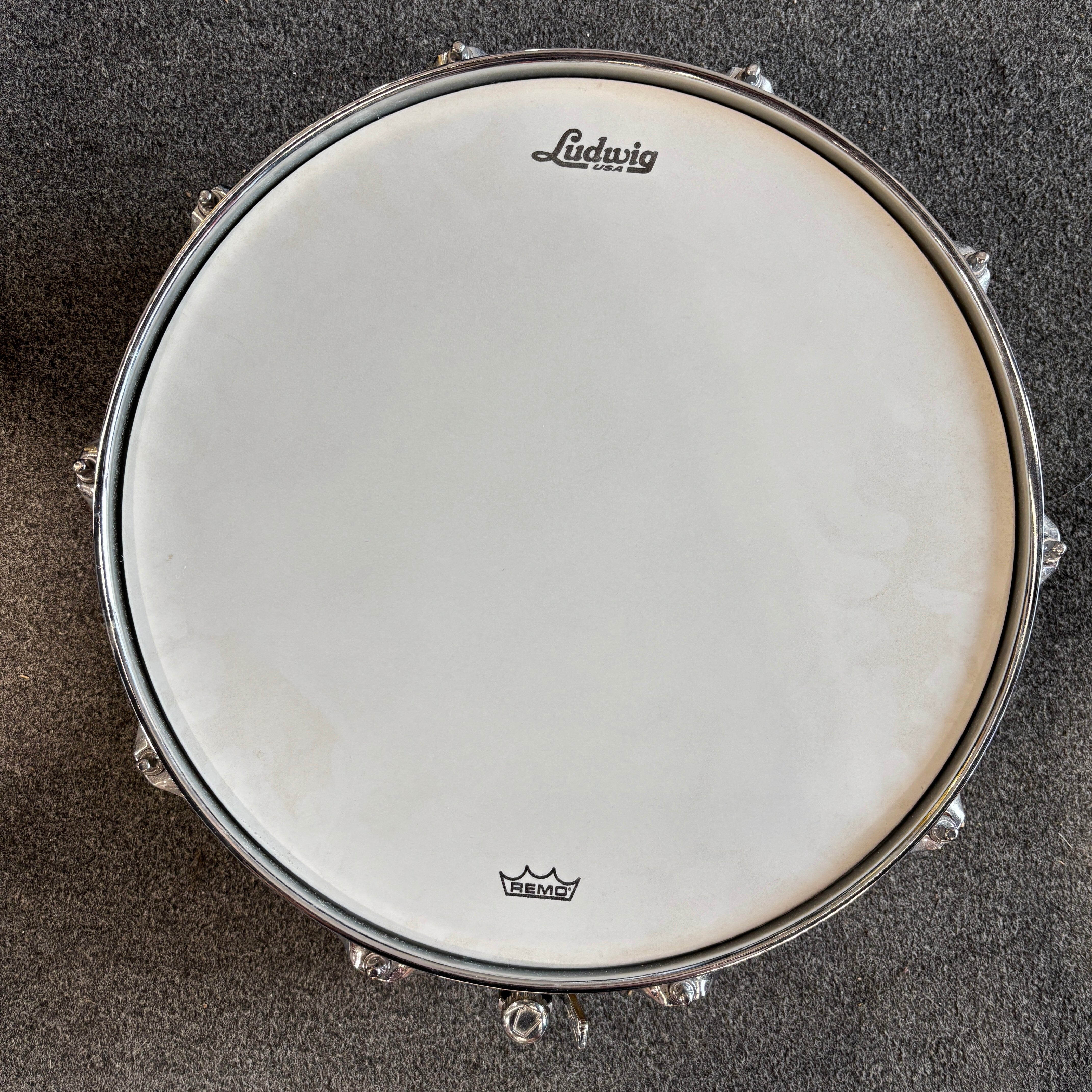 Ludwig Heirloom Brass 5x14 Snare Drum USED USED SNARE DRUMS LUDWIG