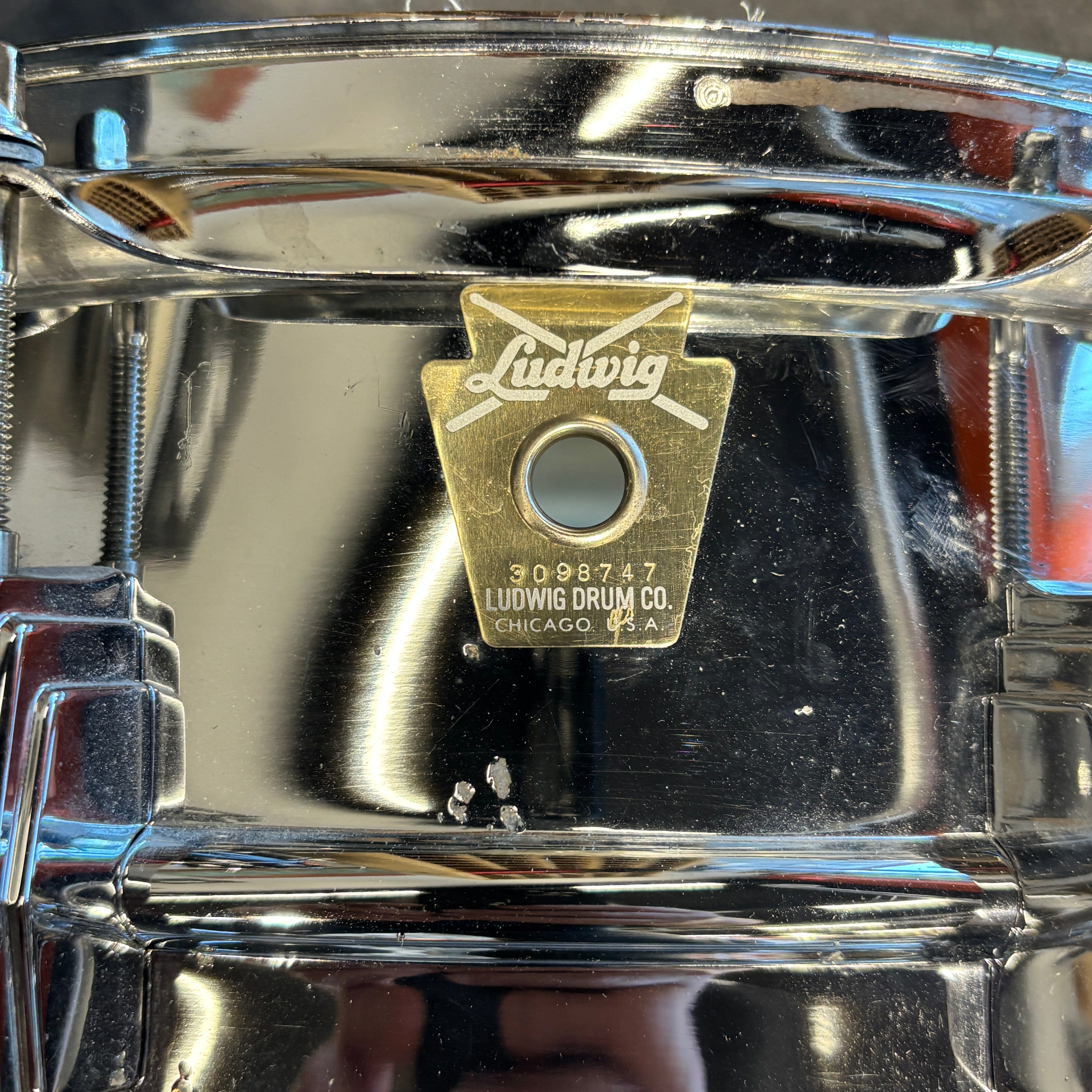 Ludwig LM402 Supraphonic 14x6.5 1980s Chicago USED SNARE DRUMS LUDWIG