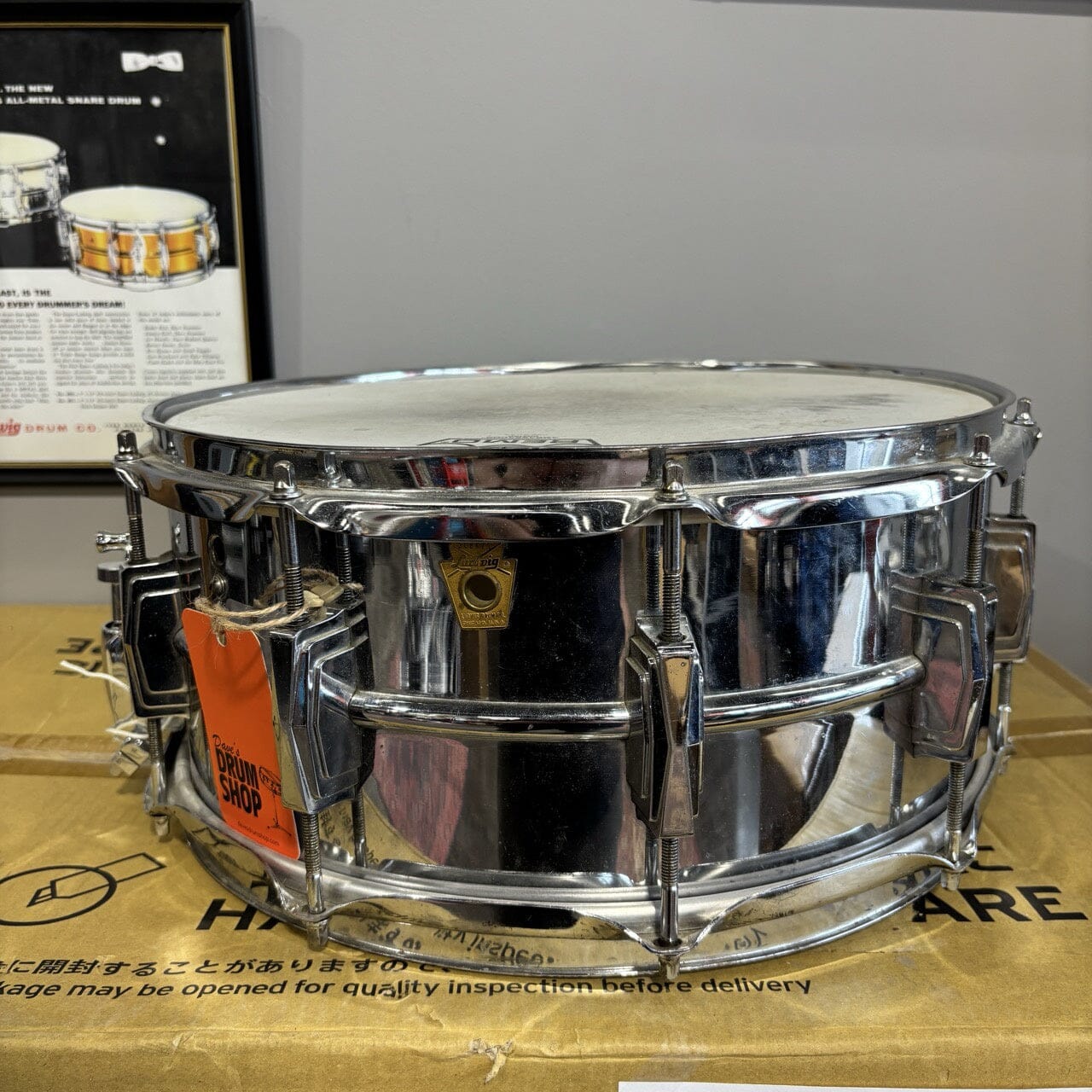 Ludwig Mid 60s 6.5 x 14 Supraphonic Conversion USED SNARE DRUMS LUDWIG