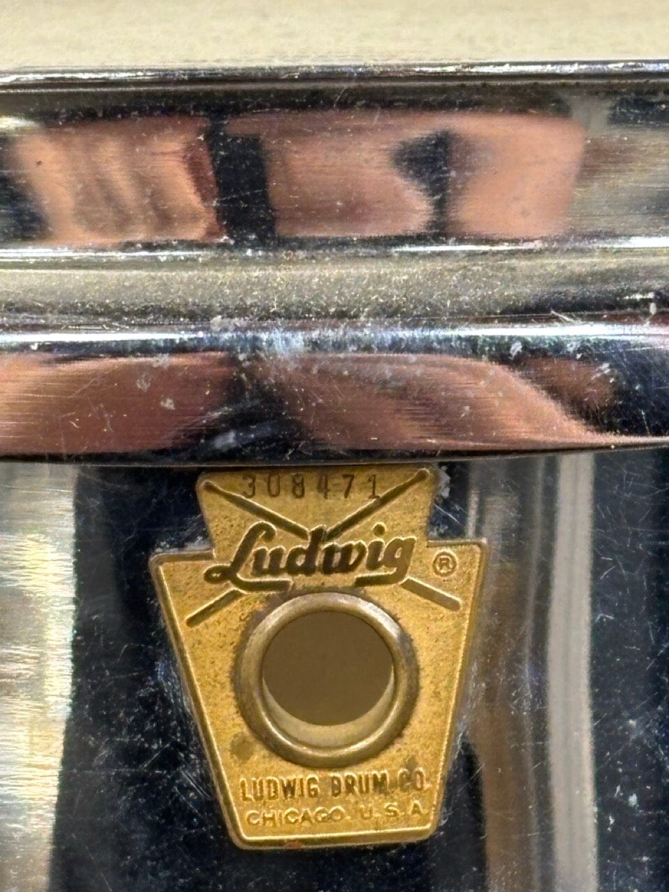 Ludwig Mid 60s 6.5 x 14 Supraphonic Conversion USED SNARE DRUMS LUDWIG