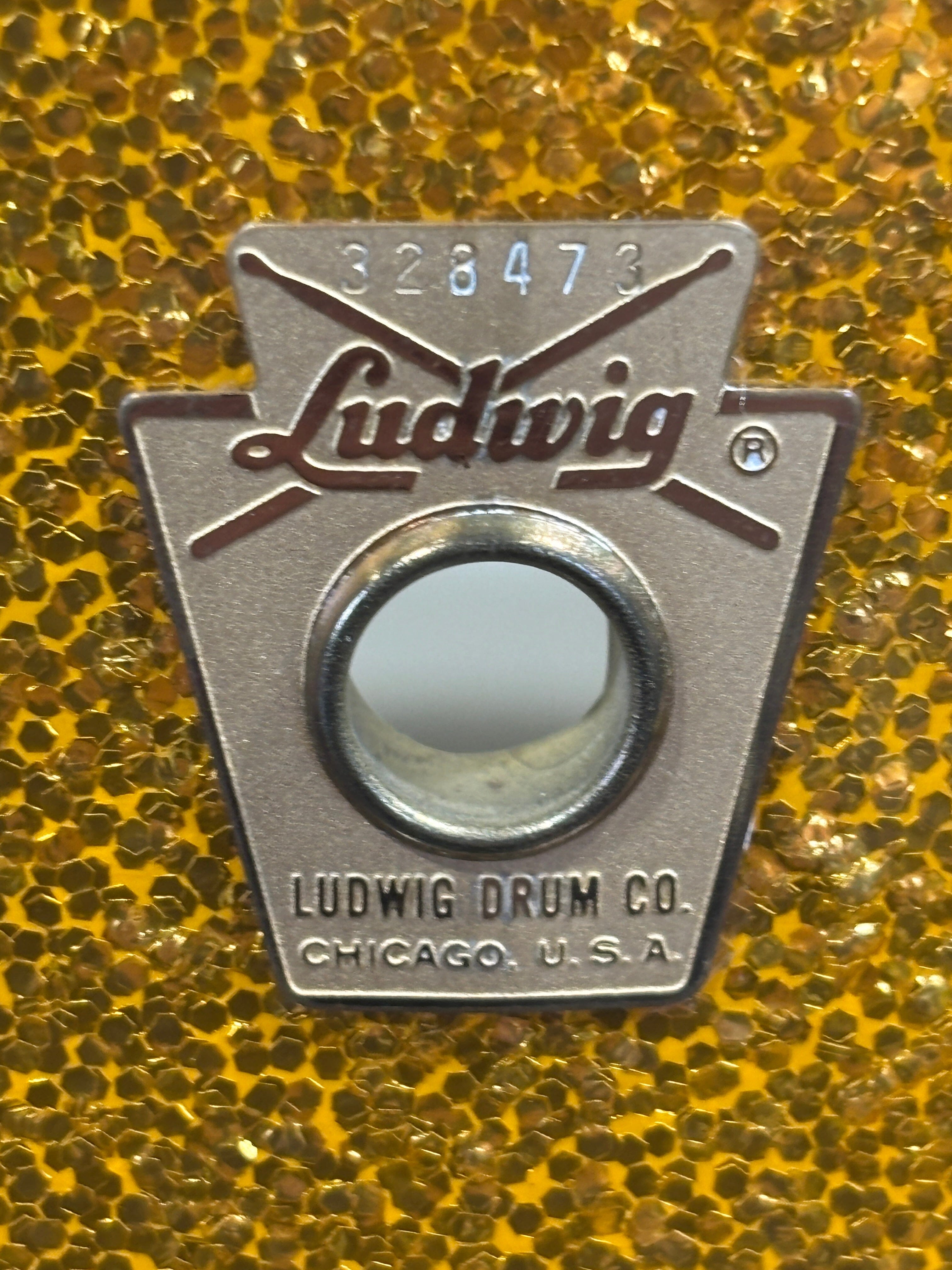 Ludwig Super Classic Gold Sparkle 1966 Collector Grade CONSIGNMENT DRUM KIT LUDWIG