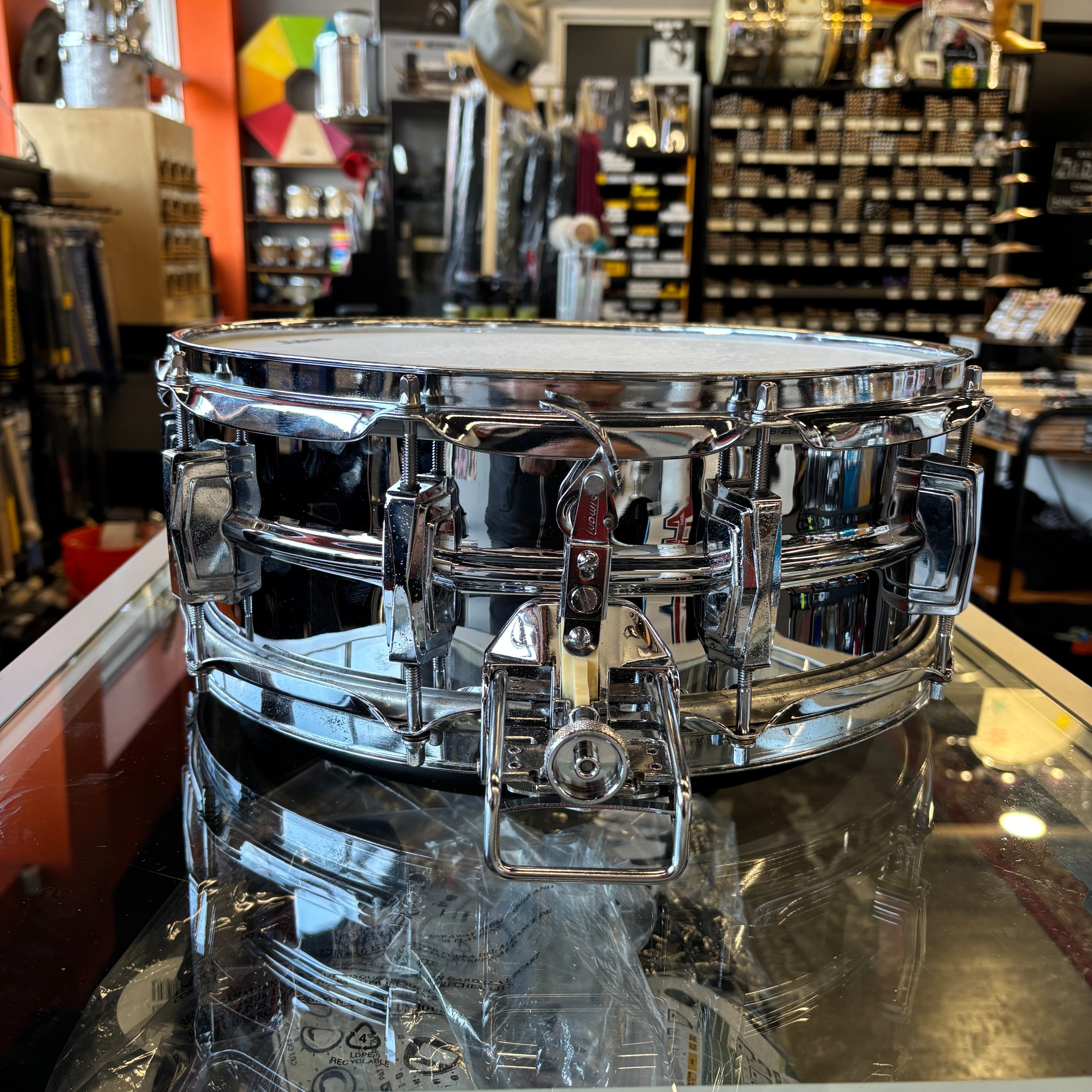 Ludwig Supersensitive 1970s Re-Chrome 5 x 14 CONSIGNMENT OTHER Ludwig