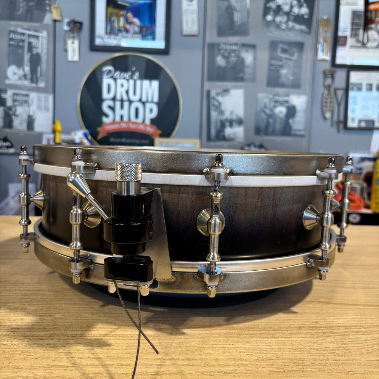 Luka 14" x 4 3/8" Maple Black Fade to Natural NEW SNARE DRUMS Luka