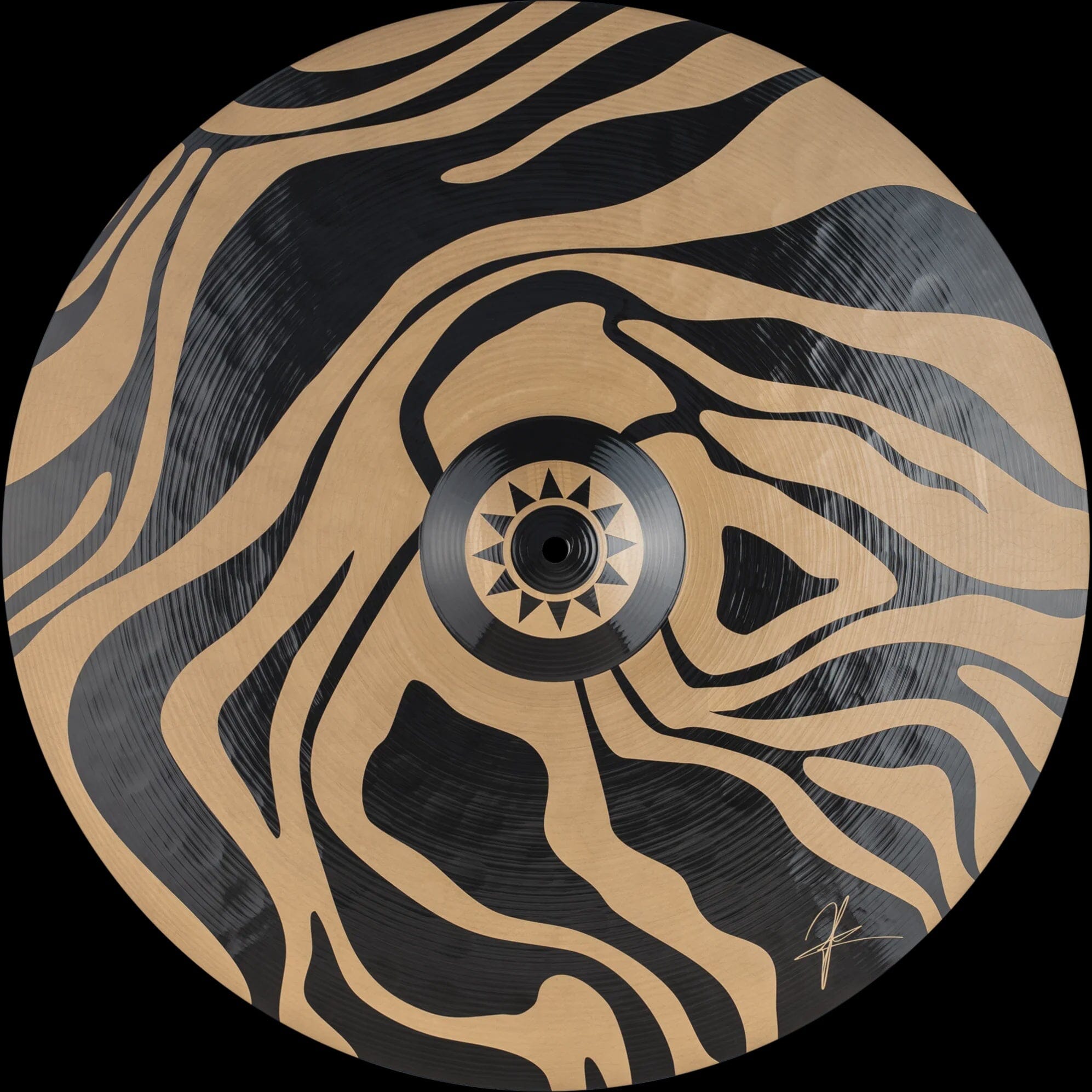 Meinl Byzanceハイハット Anika　Nillesサイン入り Meinl Artist Design Ride Cymbal 22