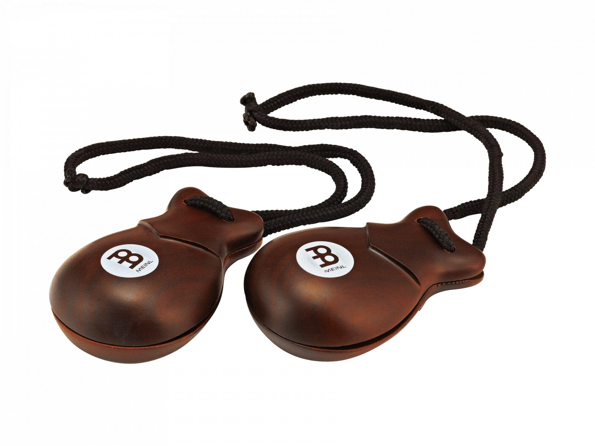Meinl Percussion Castagnettes Cajon Avec Grelots Acier - Accessoire Bois Siam Noir Pour Cajon - Fixation Velcro