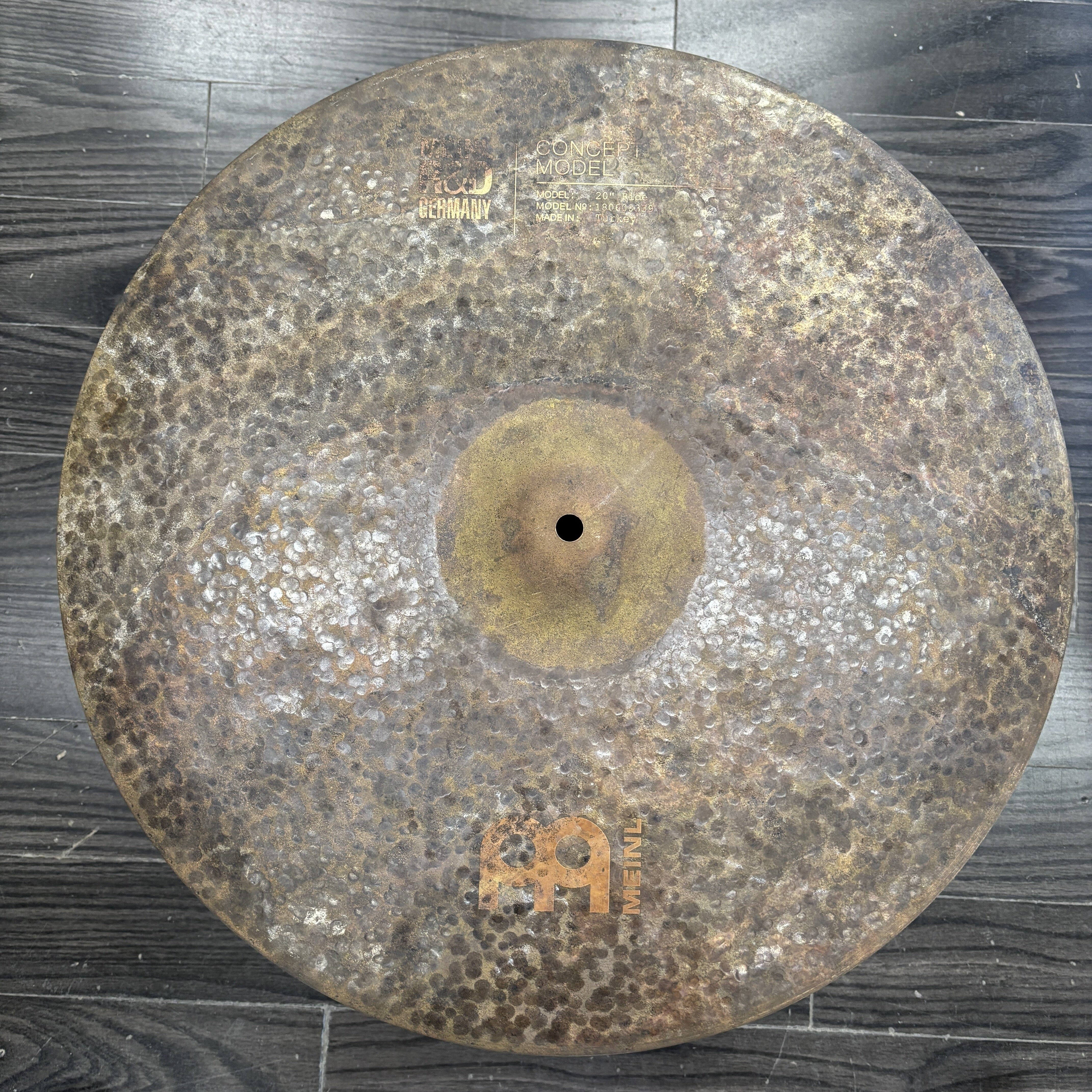 MEINL PROTOTYPE 20" EXTRA DRY RIDE MEINL CYMBALS Meinl