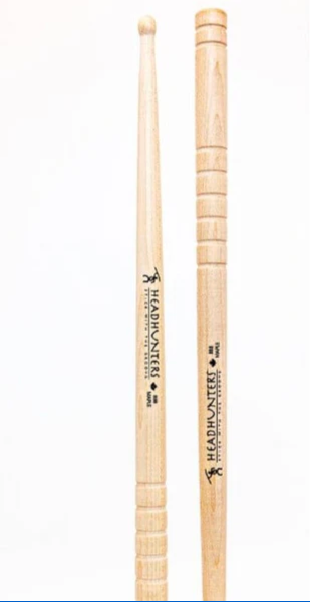 HeadHunters Maple Grooves BBB Drum Sticks (MG BBB)