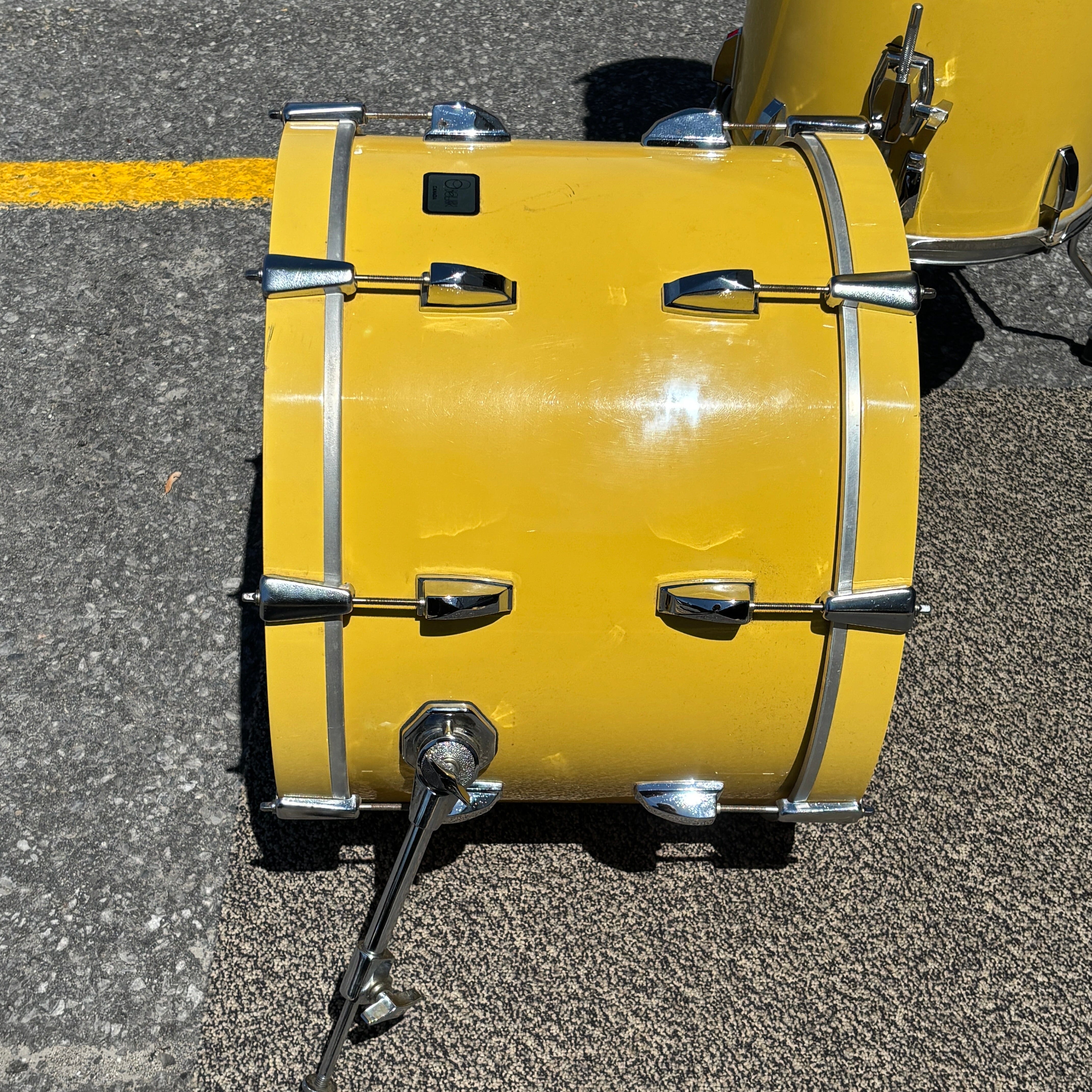 Obelisk Custom 5pc Drum Kit – Holland Yellow – 8/10/12/14/20 CONSIGNMENT DRUM KIT Obelisk