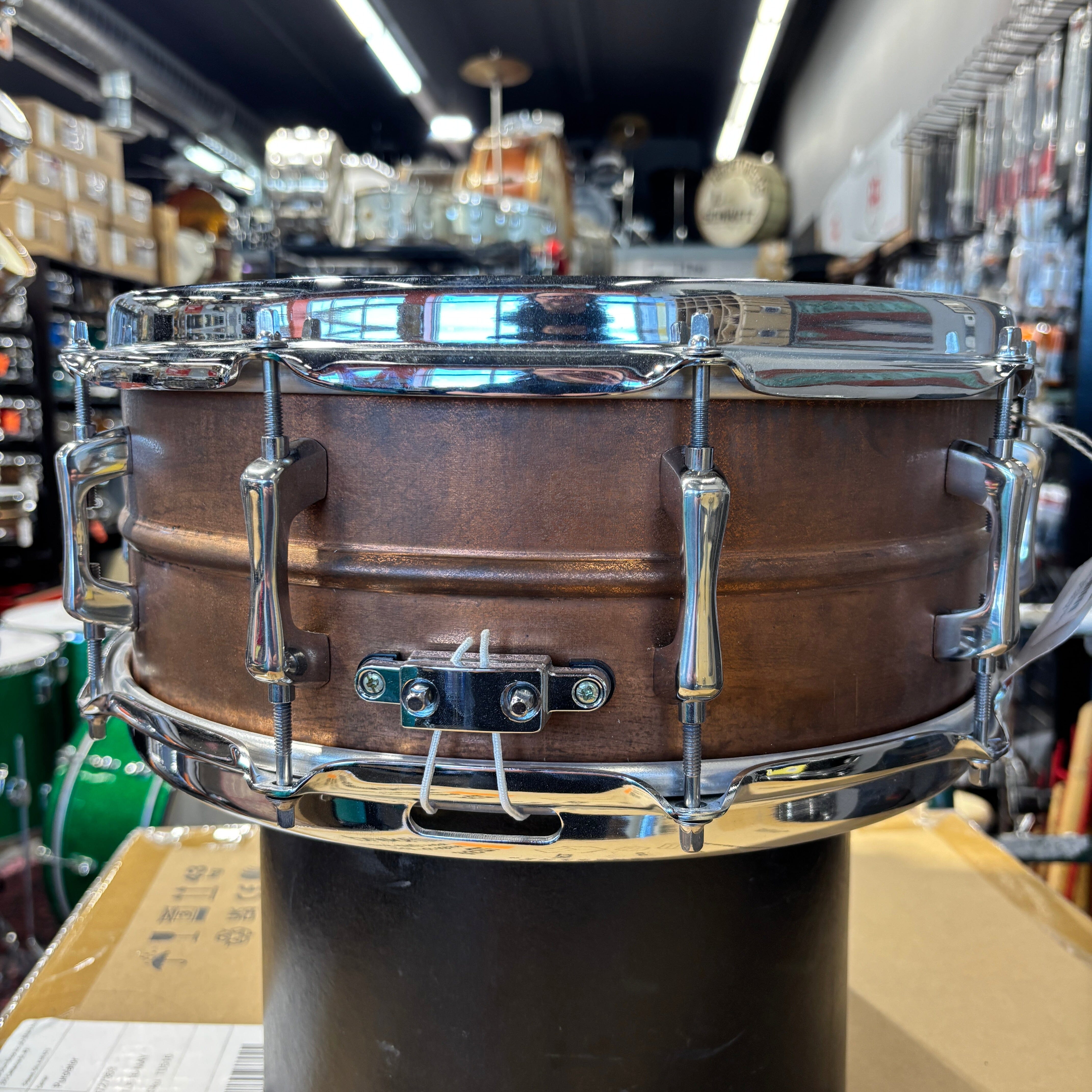 Oriollo Copper Snare 5.5x14 CONSIGNMENT DRUM KIT Oriollo