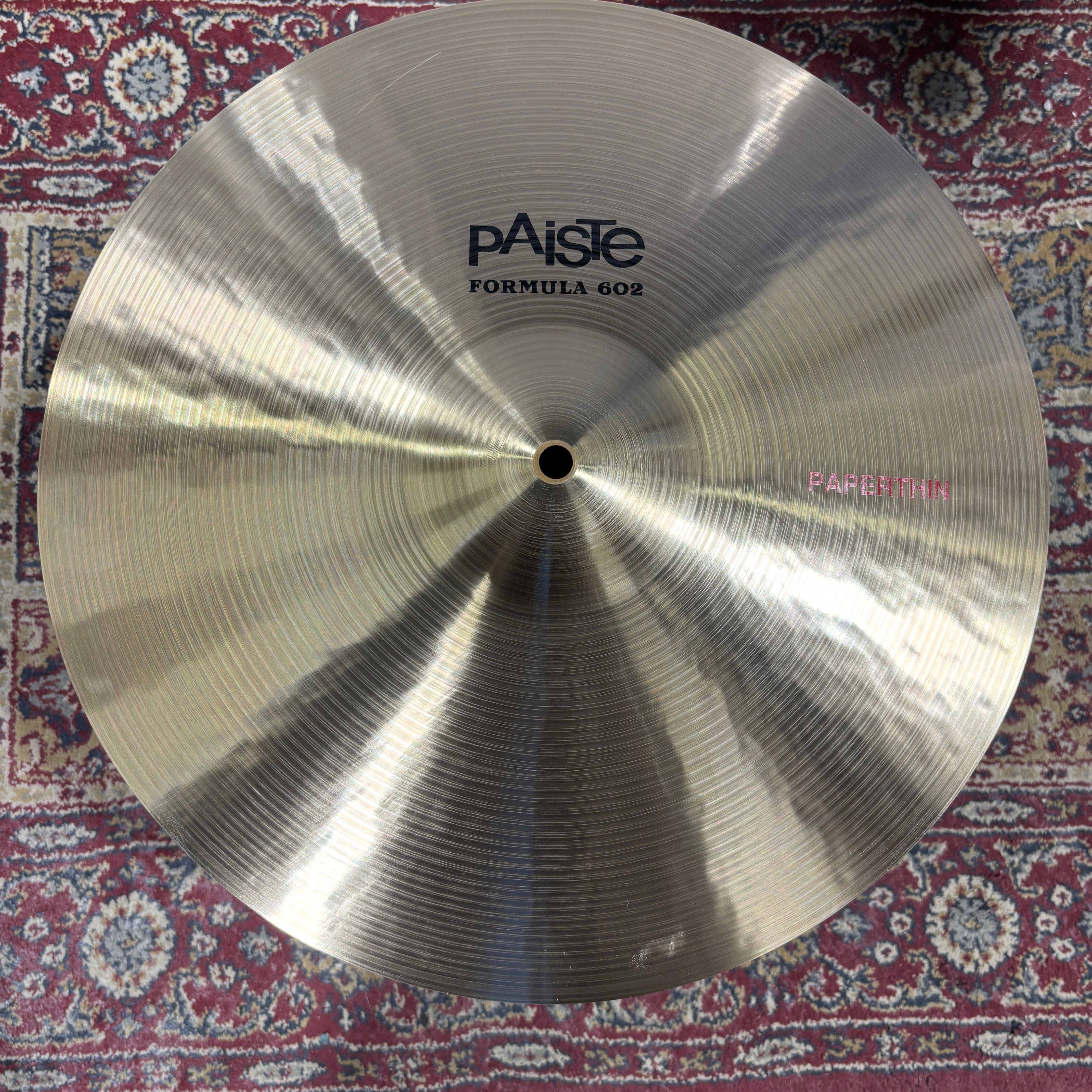 Paiste 16" 602 Paper Thin Crash CONSIGNMENT CYMBALS Paiste