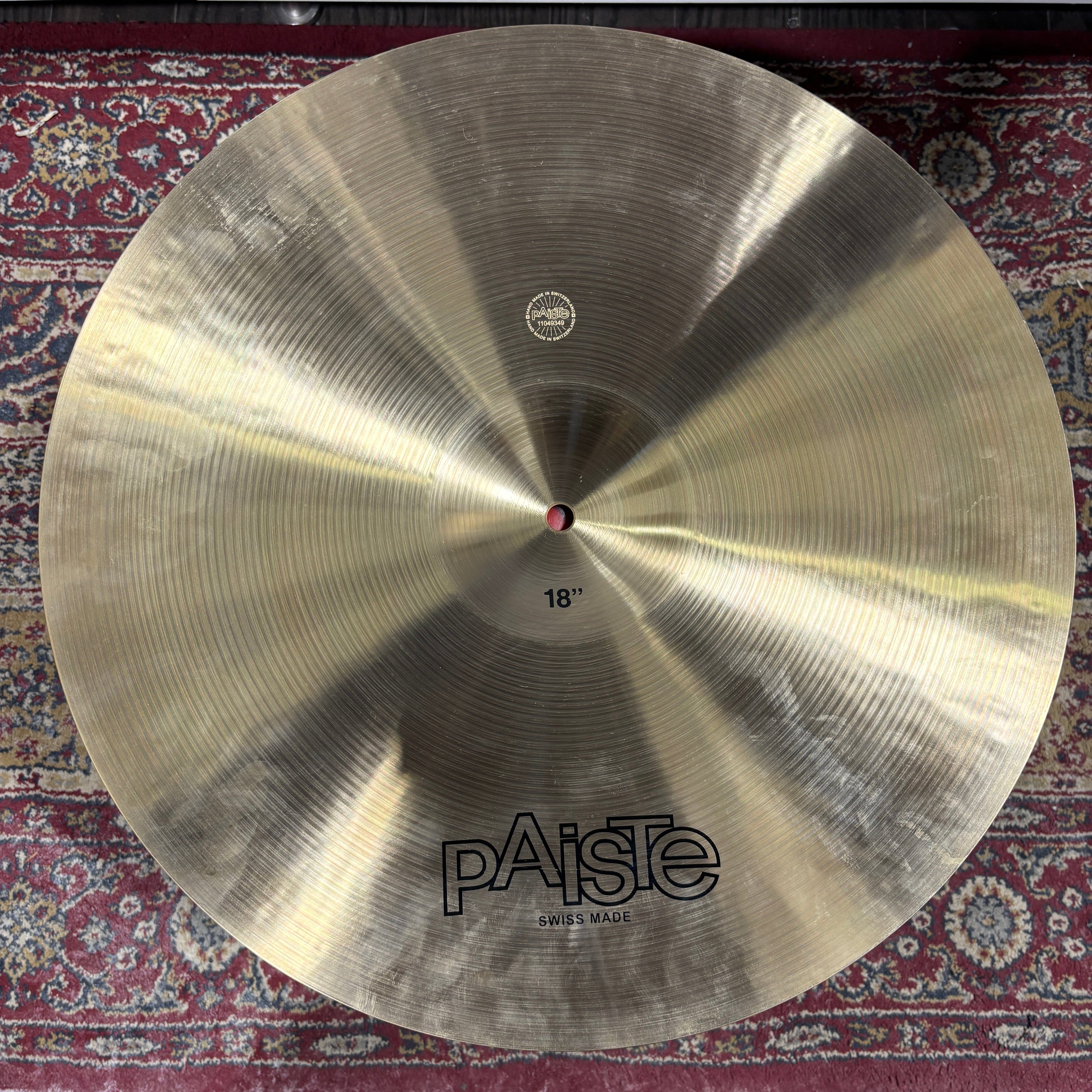 Paiste 18" 602 Paper Thin Crash CONSIGNMENT CYMBALS Paiste