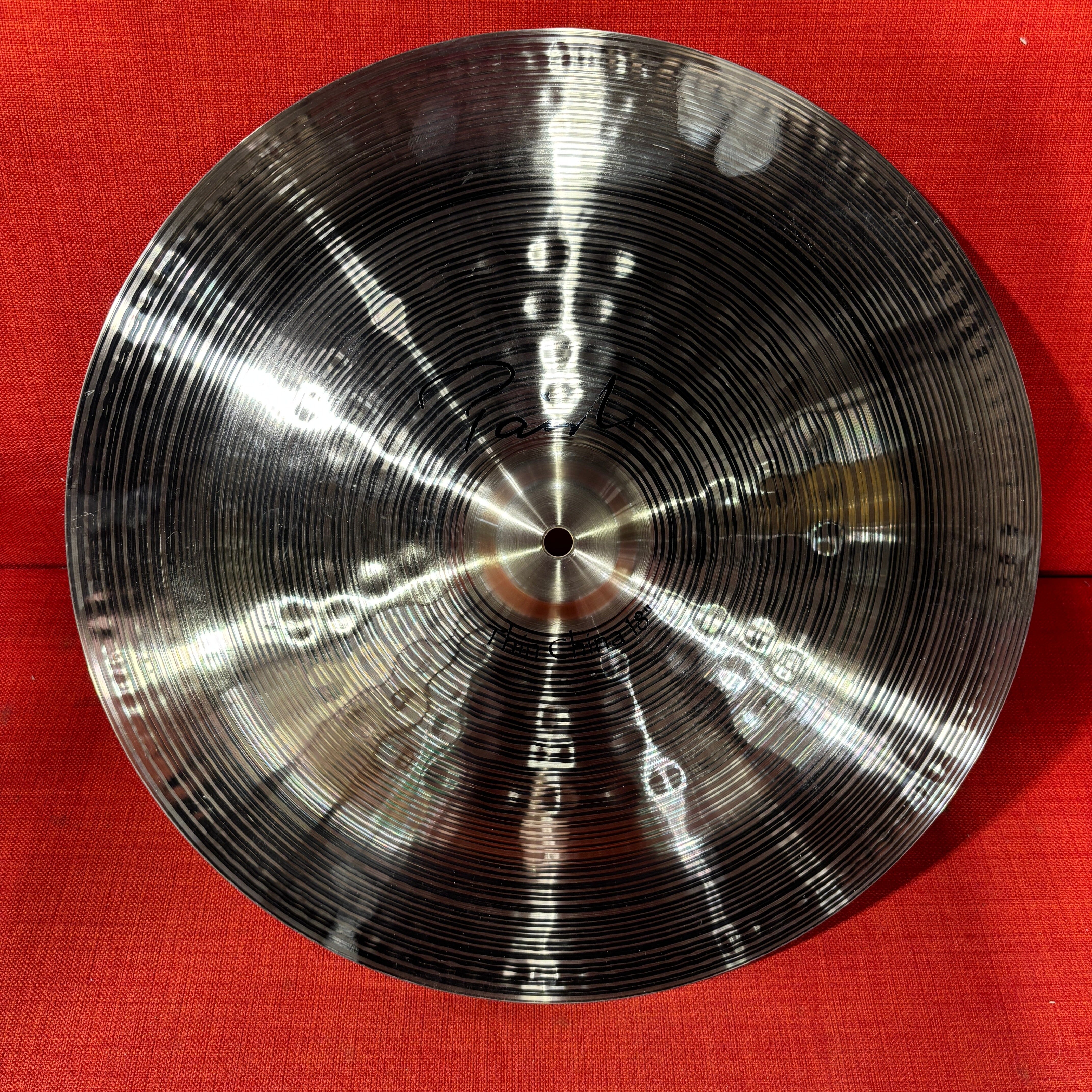 Paiste 18" Signature Thin China CONSIGNMENT CYMBALS Paiste