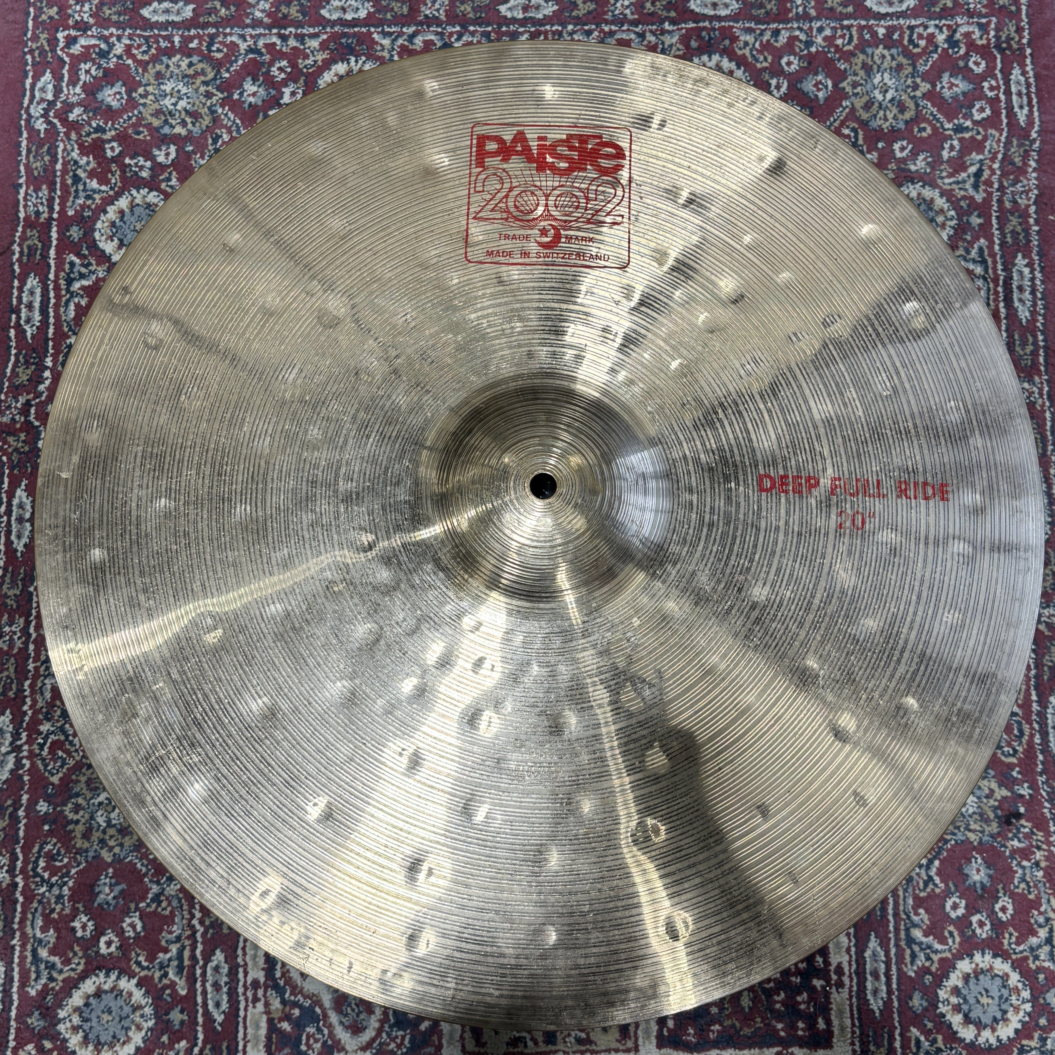 Paiste 2002 20" Deep Full Ride (2004) USED CYMBALS OTHER Paiste