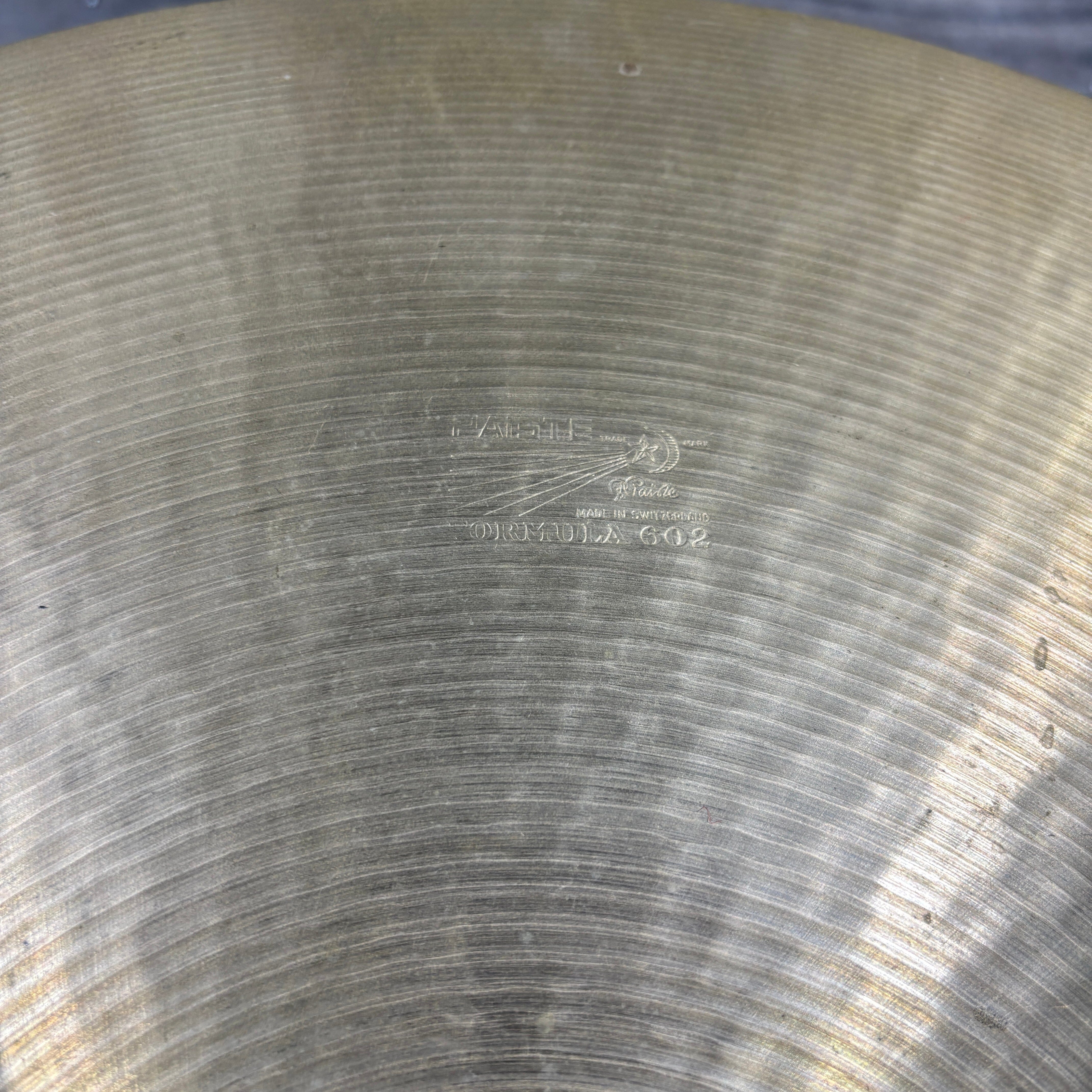 Paiste 22" 602 Vintage Ride (2756gr) USED CYMBALS OTHER Paiste