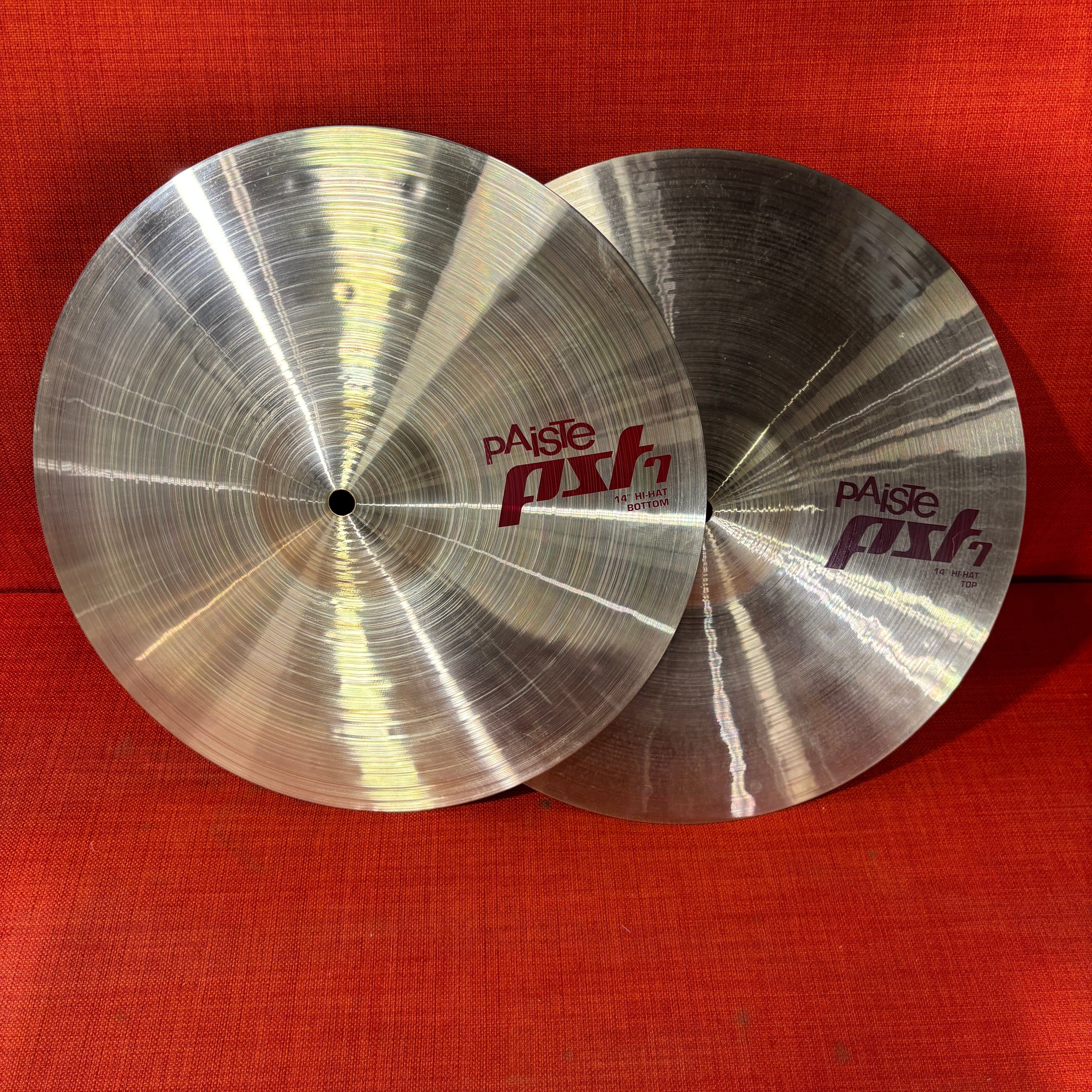 Paiste PST 7 14" Hi Hats USED CYMBALS OTHER Paiste