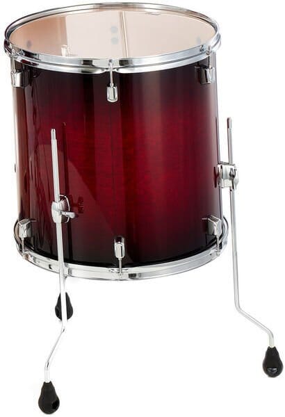 Pearl Decade Maple 14" x 14" Floor Tom, Gloss Deep Red Burst (DMP1414FC261) NEW OTHER DRUMS (TOMS ETC) Pearl