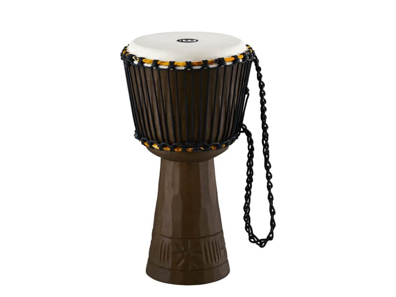 Meinl 10" African Style Rope Tuned Mahogany Pro Djembe, Goat Skin Head (PROADJ1-M)