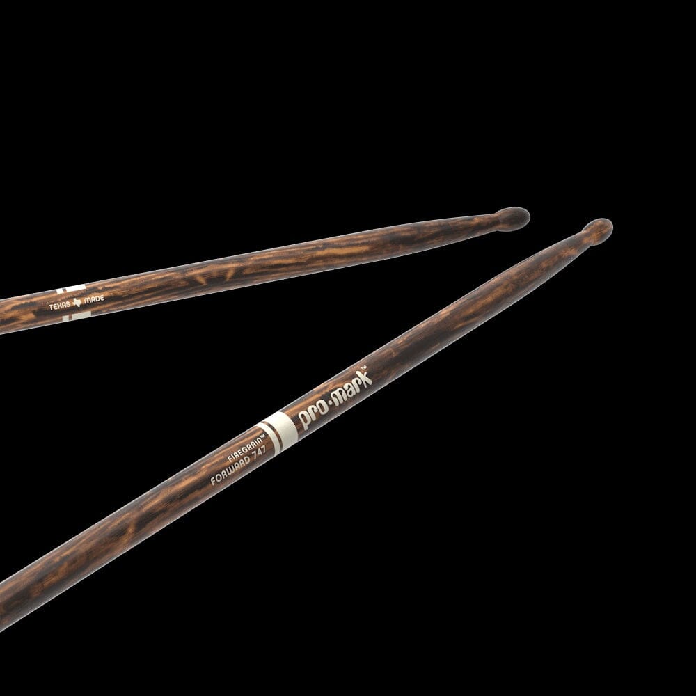 ProMark Forward 747 Drum Sticks, Lacquered FireGrain (TX747W-FG) DRUM STICKS Promark
