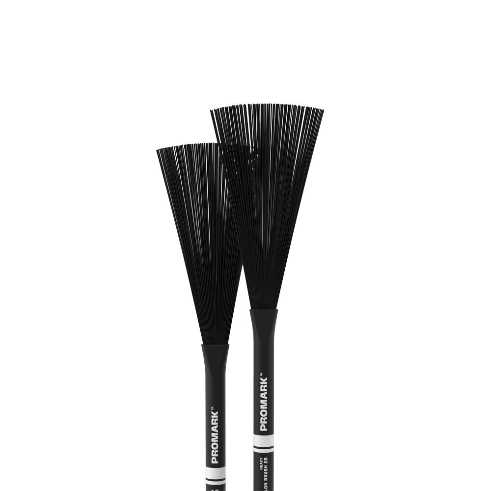 ProMark Heavy Nylon Drum Brushes, 2B Black (PMNB2B) DRUM STICKS Promark