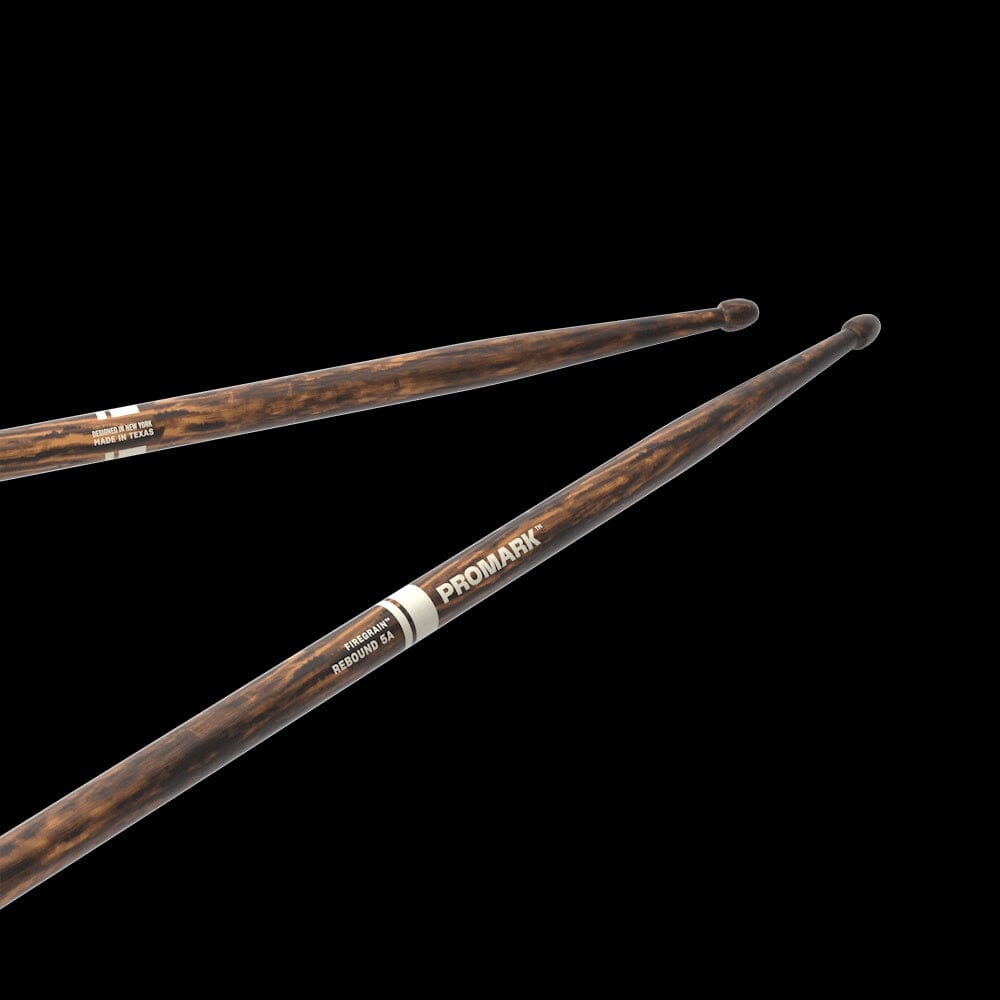 Promark Rebound 5A Drum Sticks, Lacquered FireGrain (R5AFG) DRUM STICKS Promark