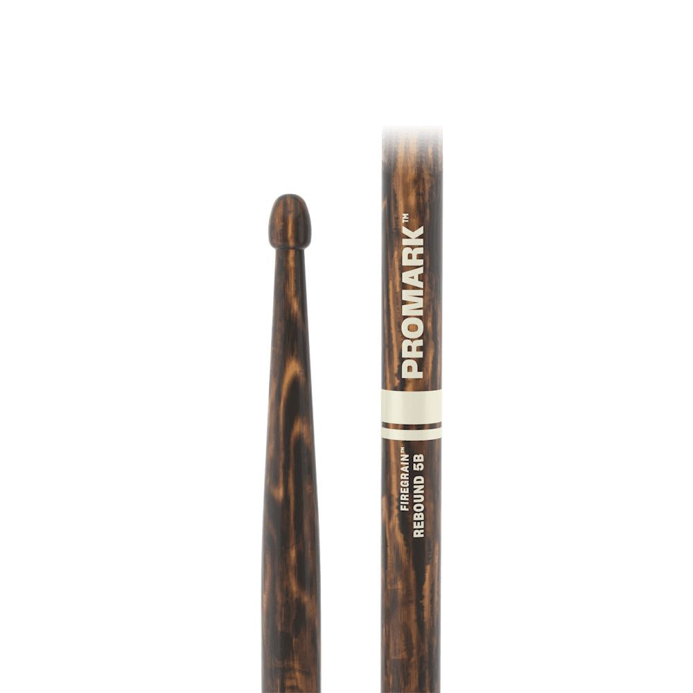 ProMark Rebound 5B Drum Sticks, Lacquered FireGrain (R5BFG) DRUM STICKS Promark
