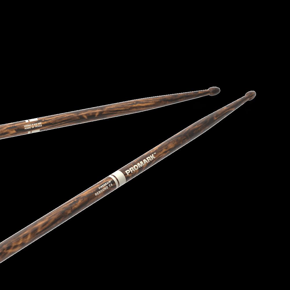 ProMark Rebound 7A Drum Sticks, Lacquered FireGrain (R7AFG) DRUM STICKS Promark