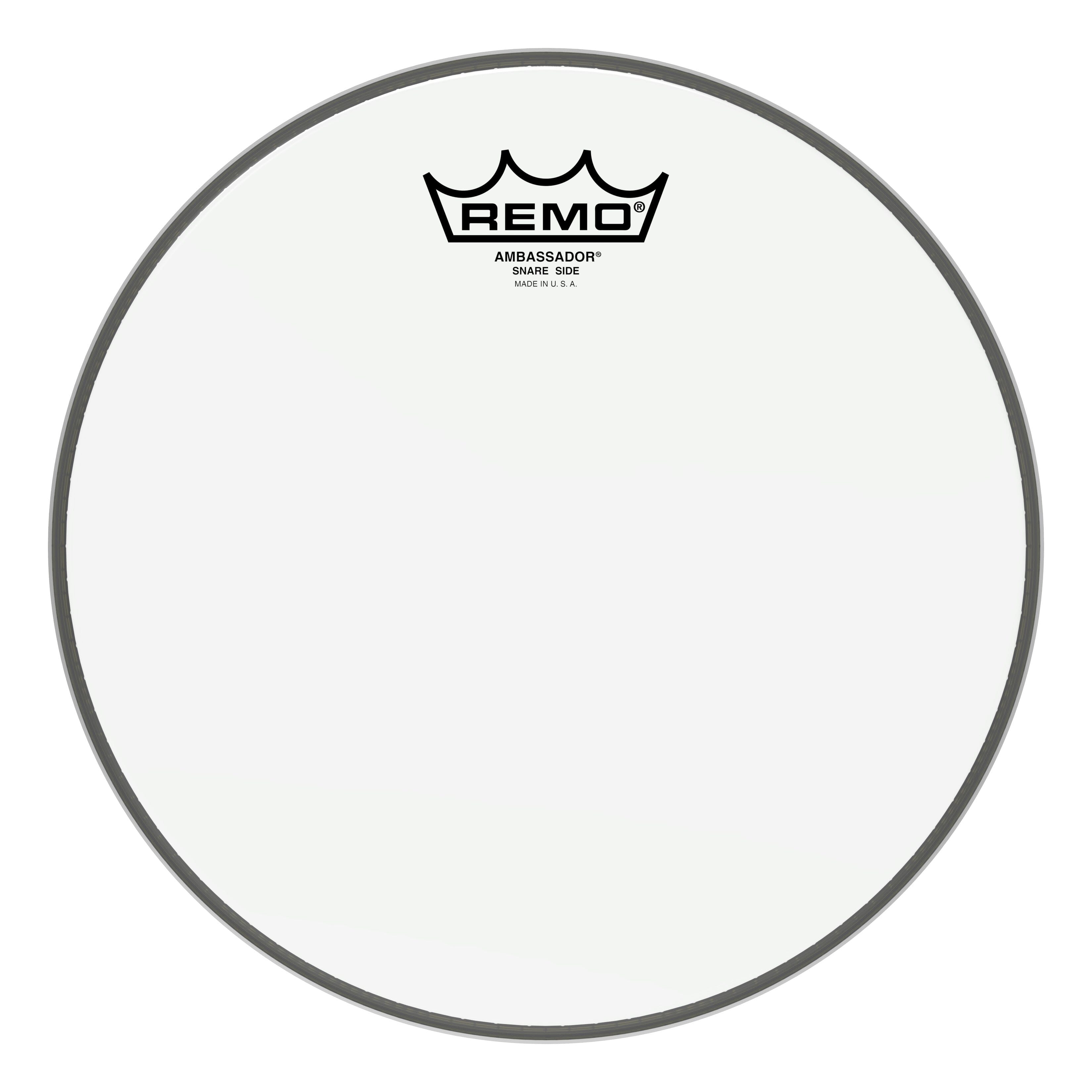 Remo 10" Ambassador Snare Side Drum Head (SA-0110-00) snare side Remo
