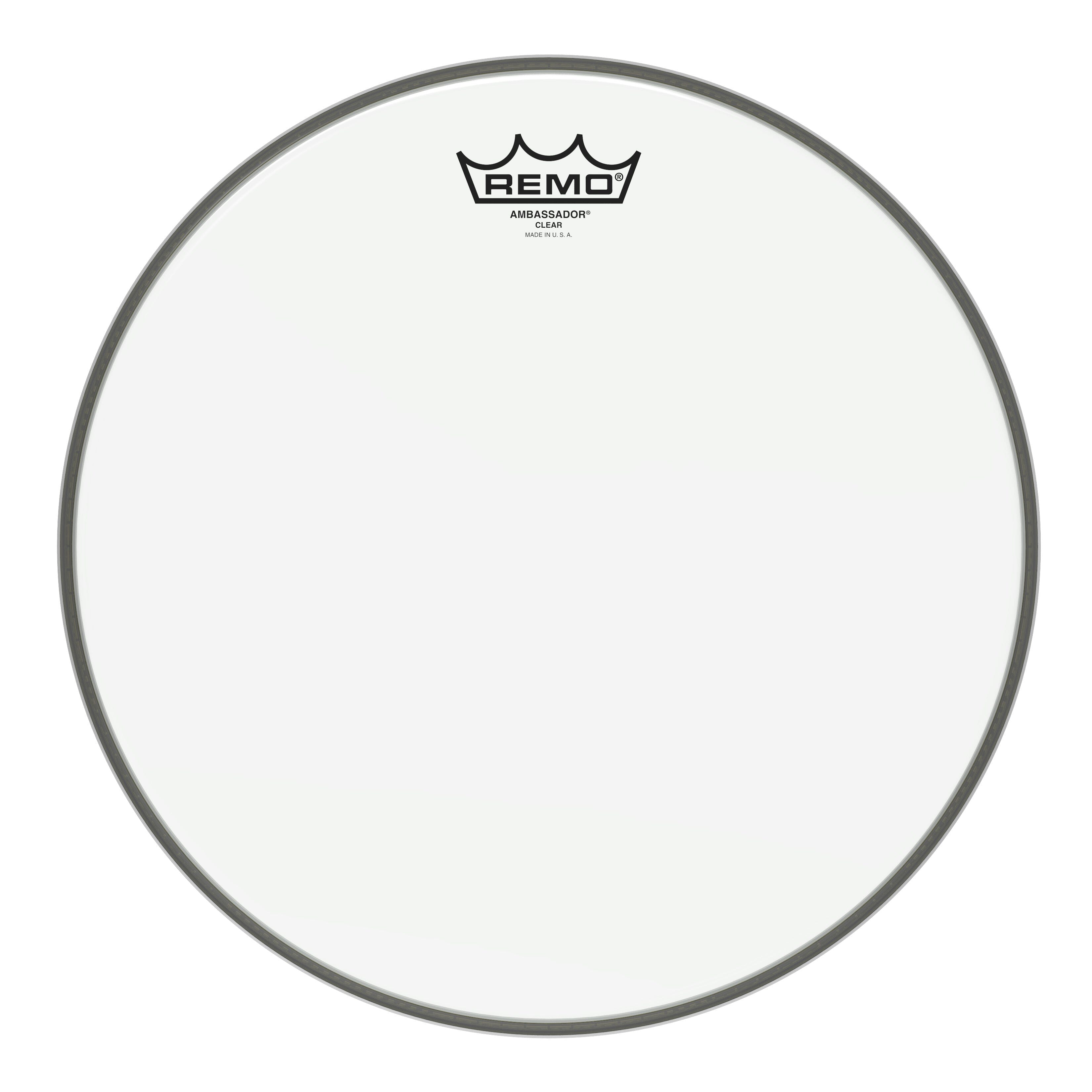 REMO 13" Clear Ambassador Drum Head (BA-0313-00) DRUM SKINS Remo