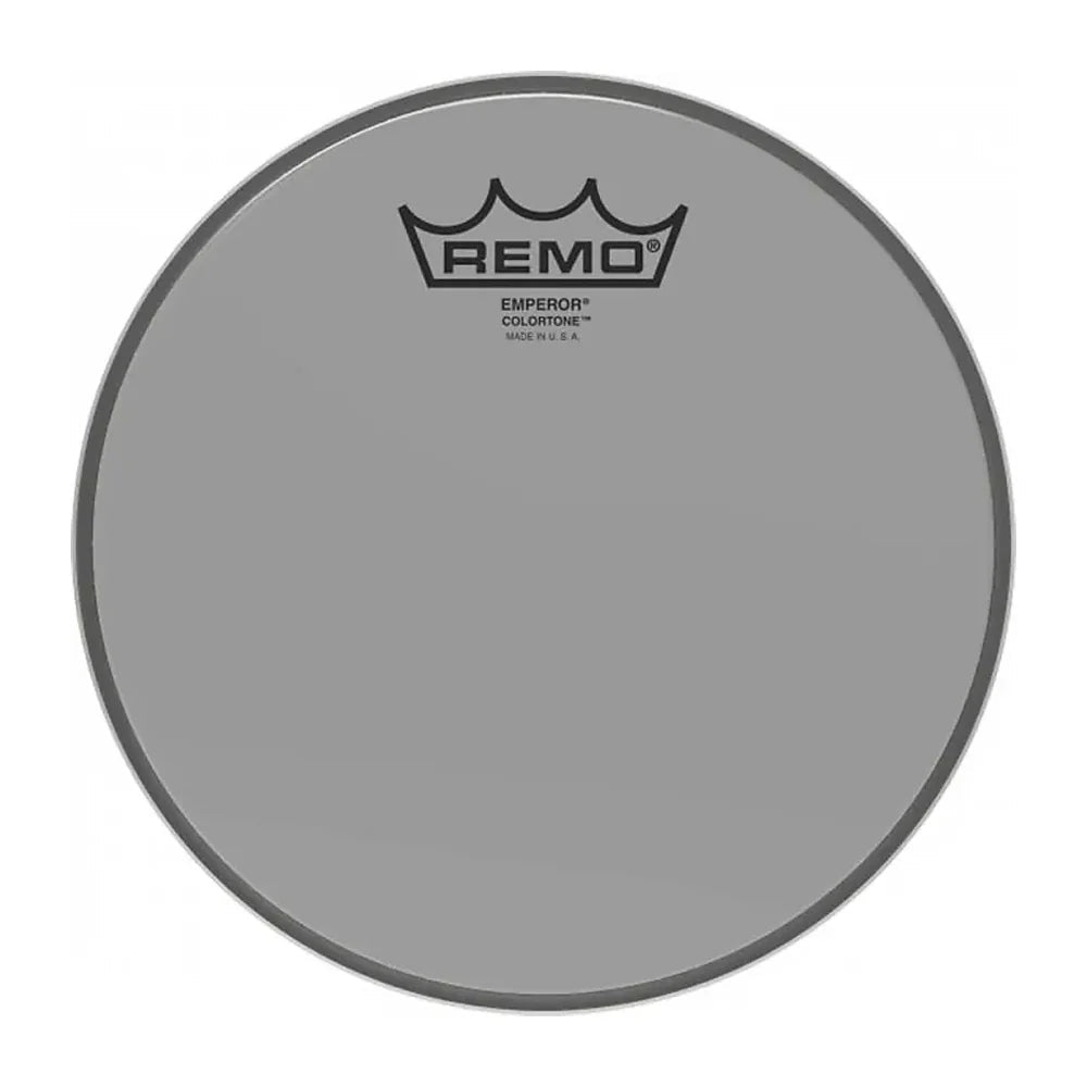 REMO 14" COLORTONE DRUM HEAD, Smoke (BE-0314-CT-SM) DRUM SKINS Remo