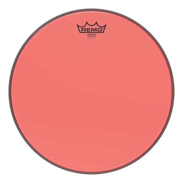 REMO 15" COLORTONE RED DRUM HEAD (BE-0315-CT-RD) DRUM SKINS Remo