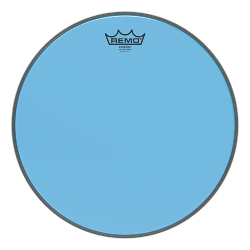Remo 15" Emperor Colortone Drum Head, Blue (BE-0315-CT-BU) DRUM SKINS Remo