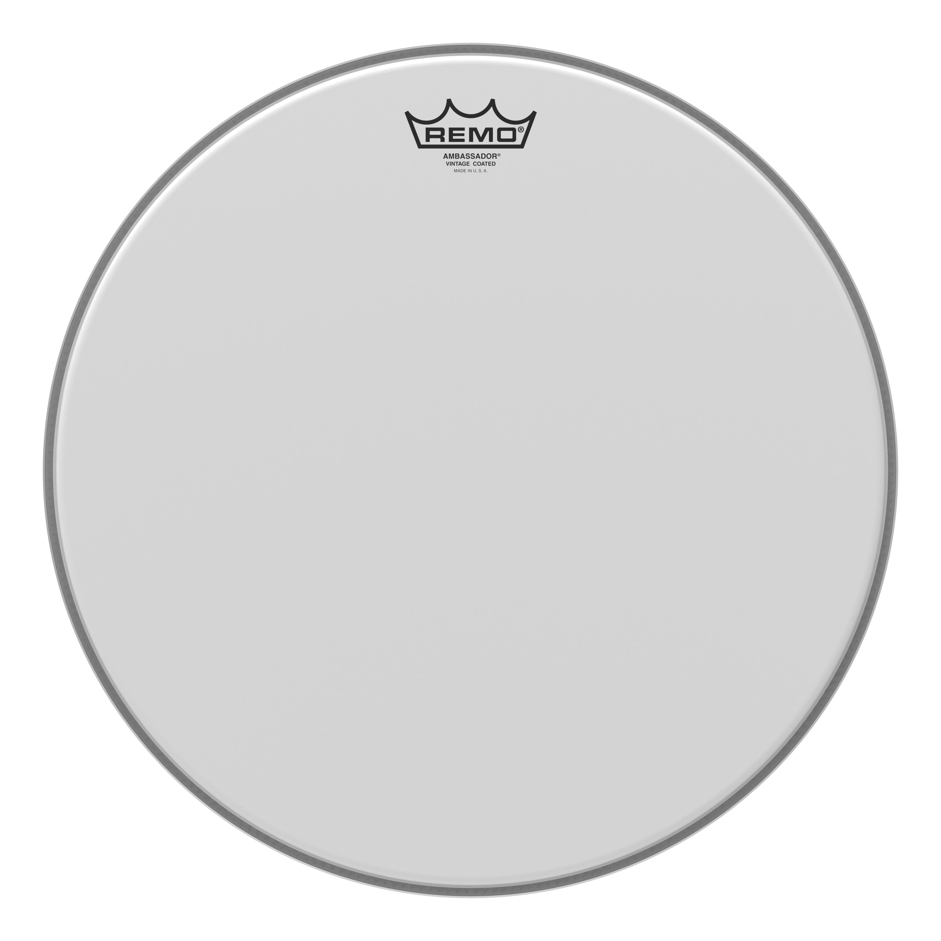REMO 16" Ambassador Vintage Coated Drum Head (VA-0116-00) DRUM SKINS Remo