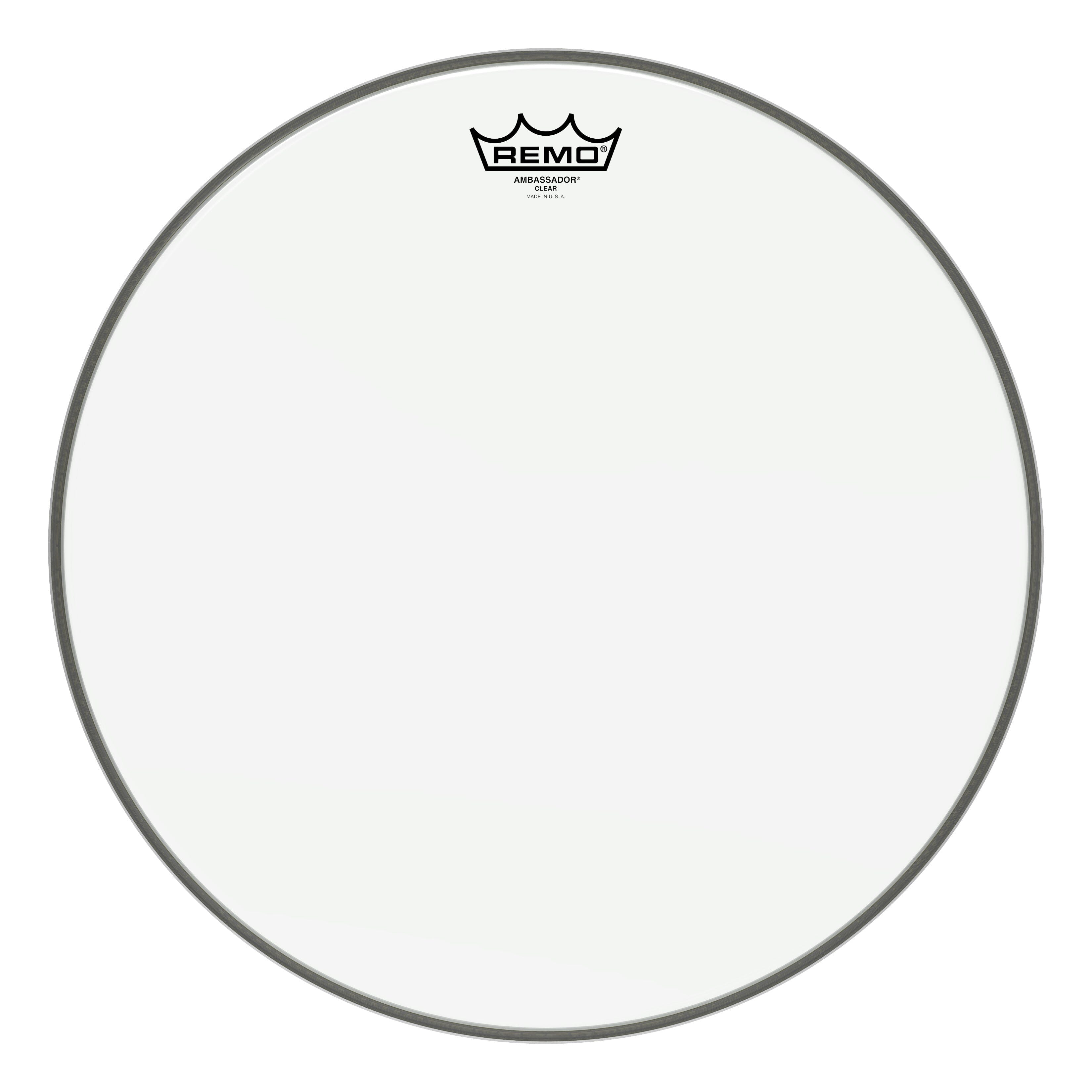 REMO 16" Clear Ambassador Drum Head (BA-0316-00) DRUM SKINS Remo